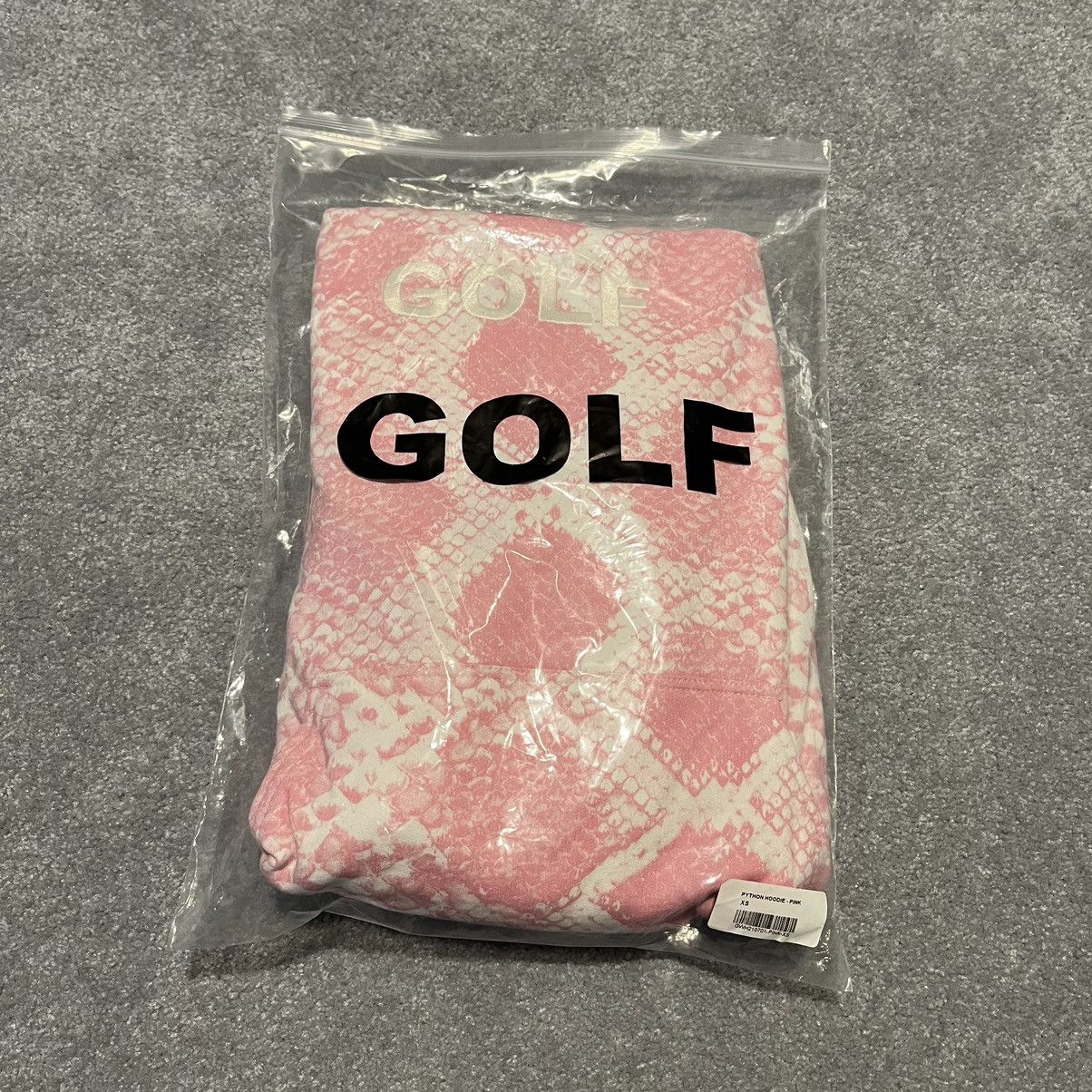 Golf Wang Brand New Golf Wang Snake Python Embroidered Hoodie - Pink Size US XS / EU 42 / 0 - 7 Thumbnail