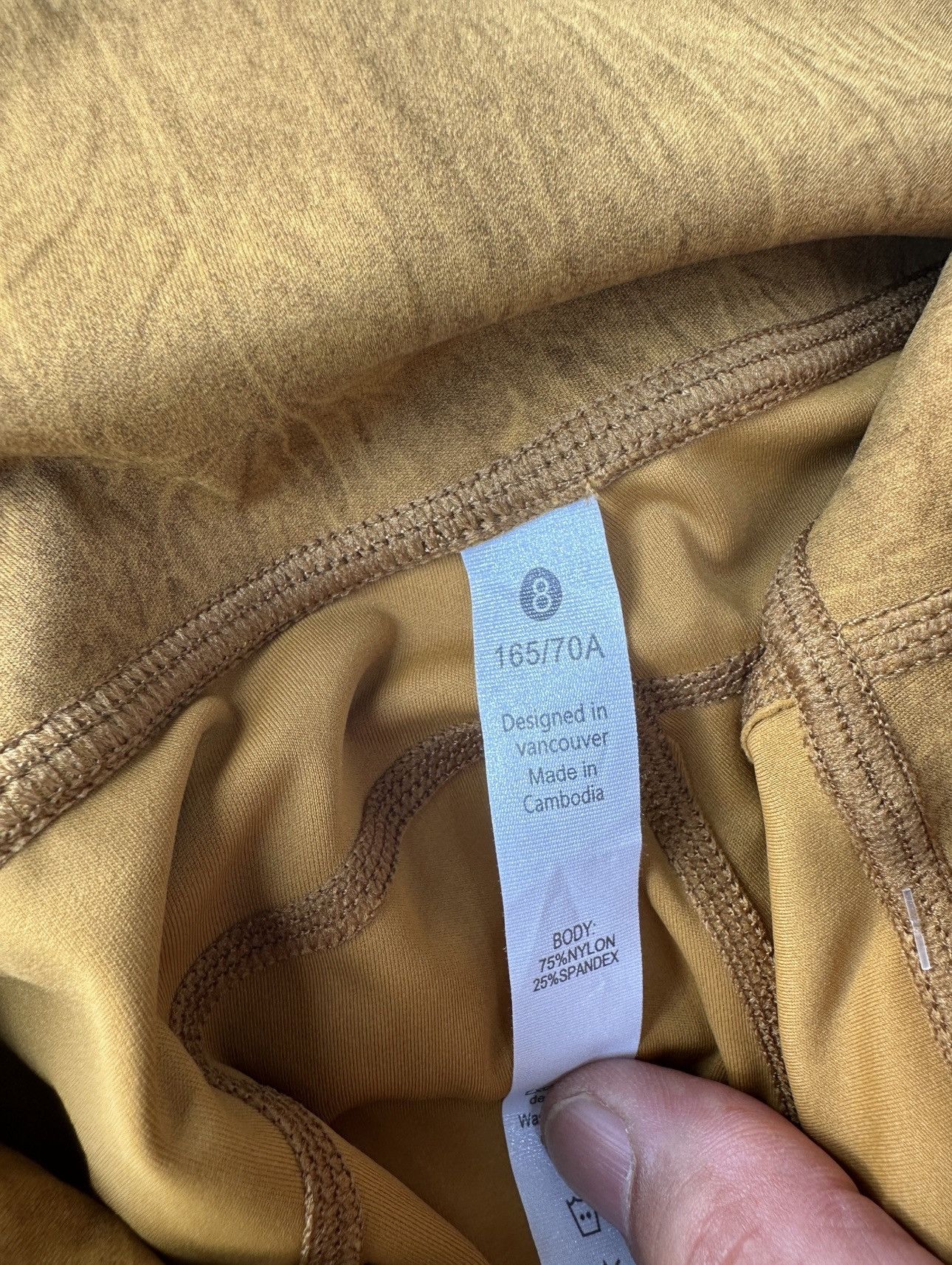Lululemon New Lululemon Leggings Women's 8 Mustard Yellow 165/70A Size 30" / US 8 / IT 44 - 4 Thumbnail