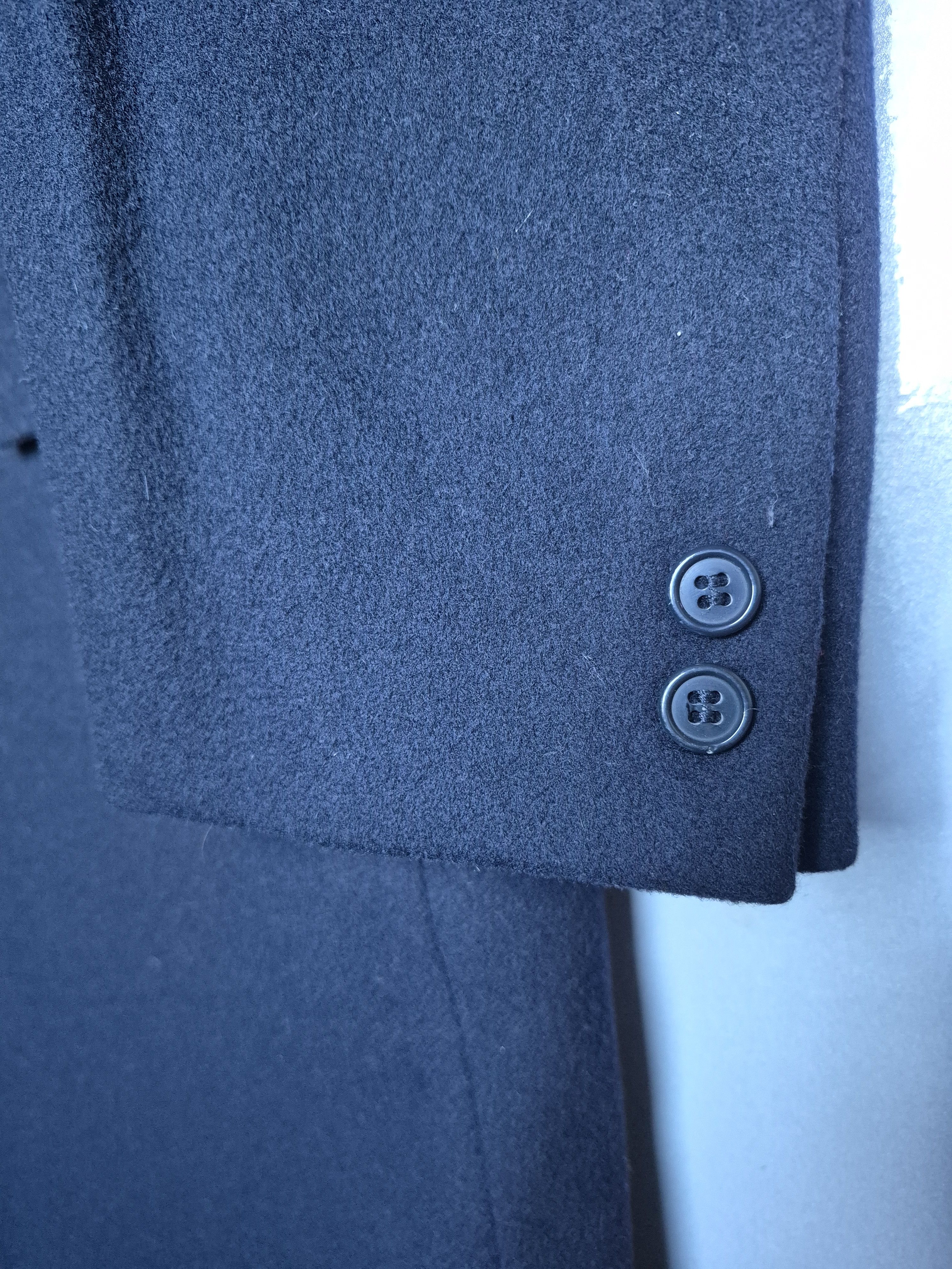 Yves Saint Laurent Yves Saint Laurent Coat Wool Cashmere Size 52 Navyblue Size US L / EU 52-54 / 3 - 11 Thumbnail
