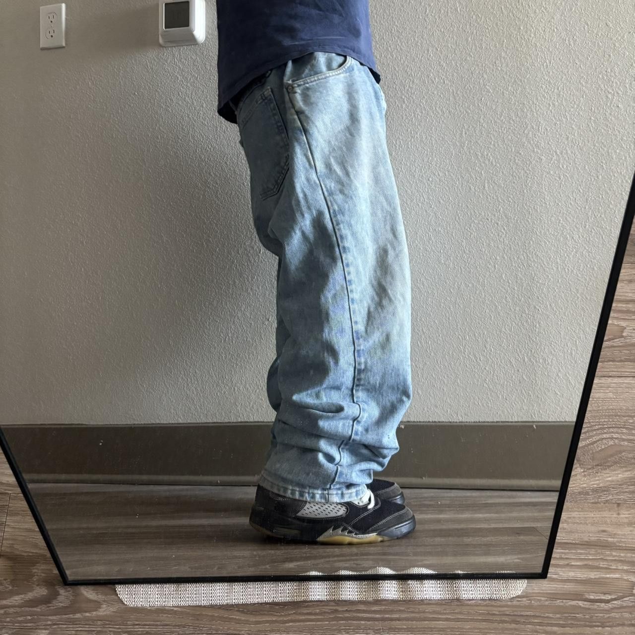 Vintage Crazy Vintage Y2K/2000s Baggy Light Wash Skater Denim Jeans! 40x30 Size US 40 / EU 56 - 2 Thumbnail