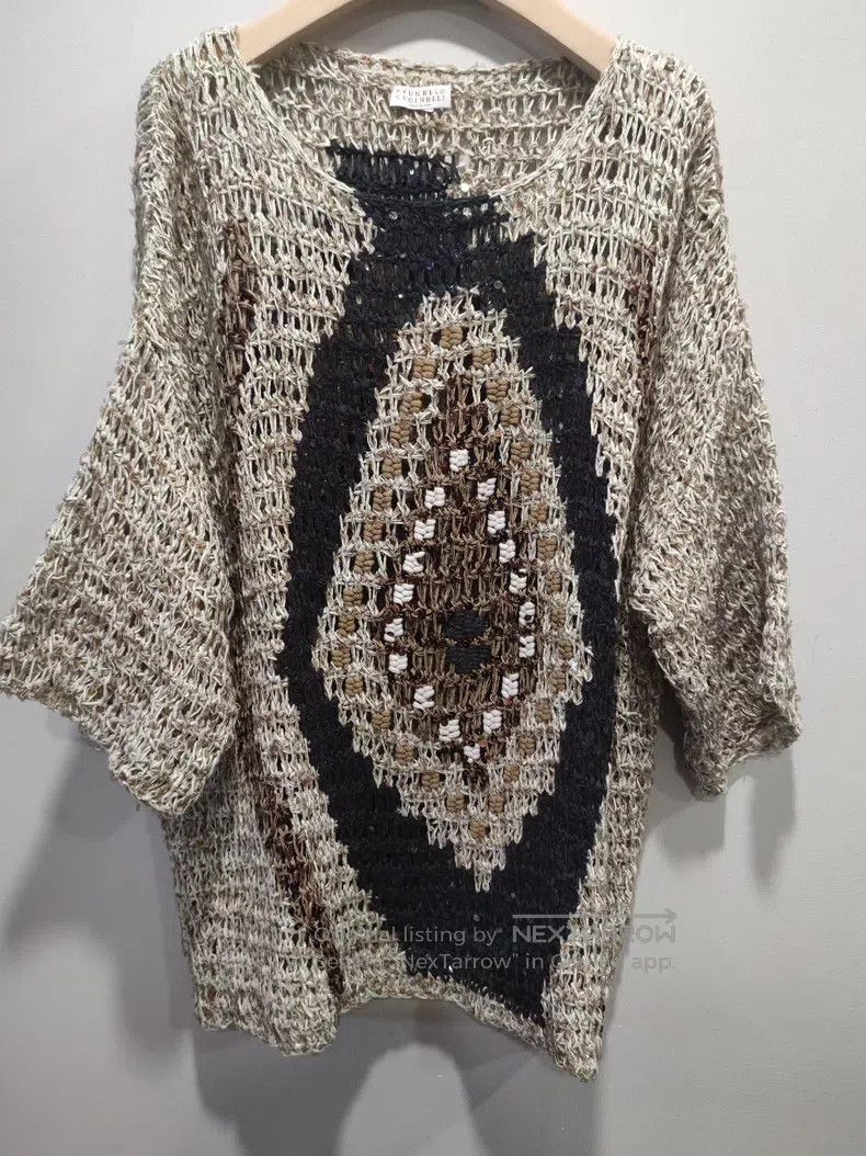 Brunello Cucinelli Brunello Cucinelli Sequined sweater cardigan Size 3XL / US 20-22 - 1 Thumbnail