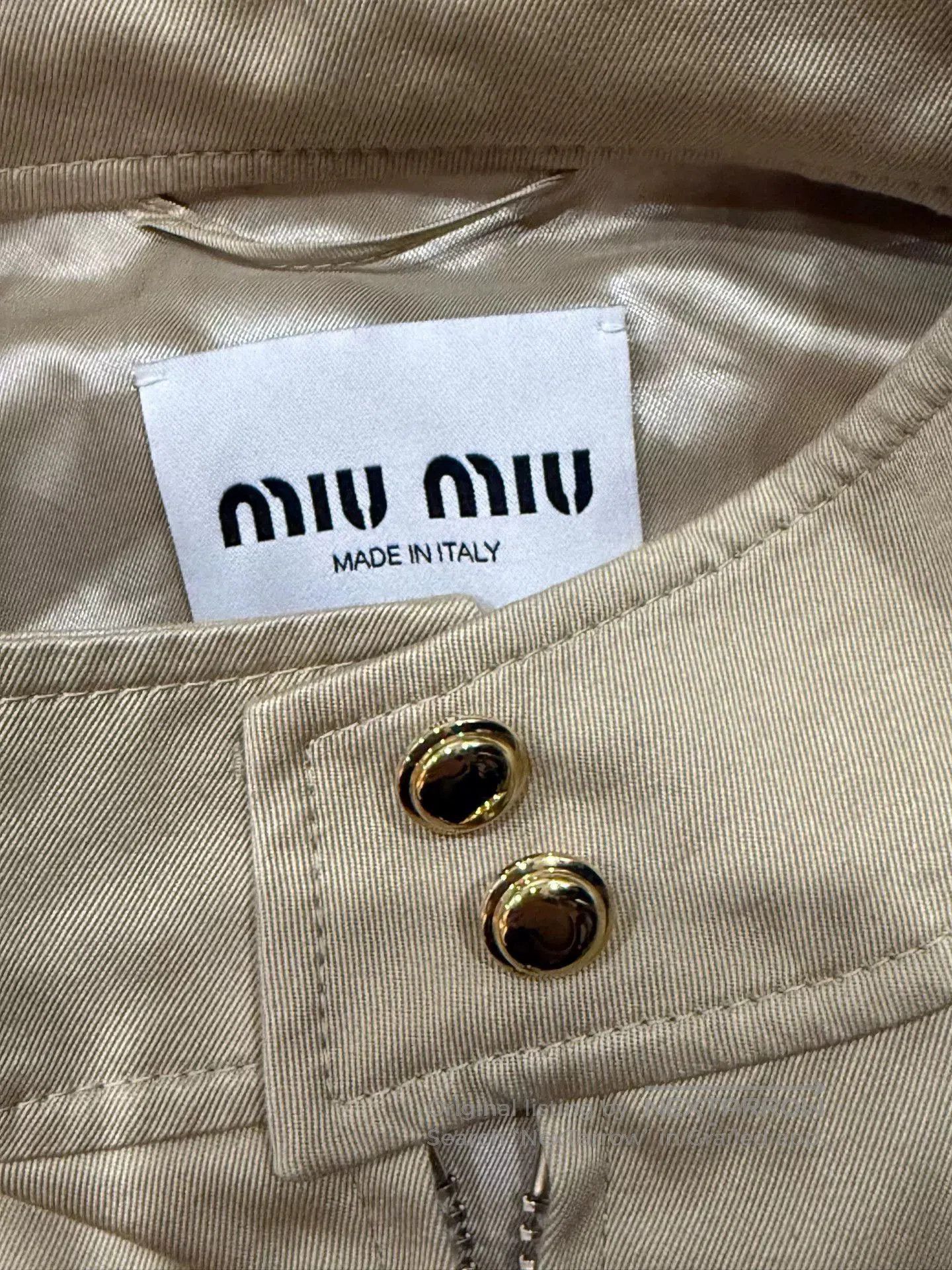 Miu Miu MiuMiu Khaki Jacket Size 38. Size S / US 4 / IT 40 - 3 Thumbnail