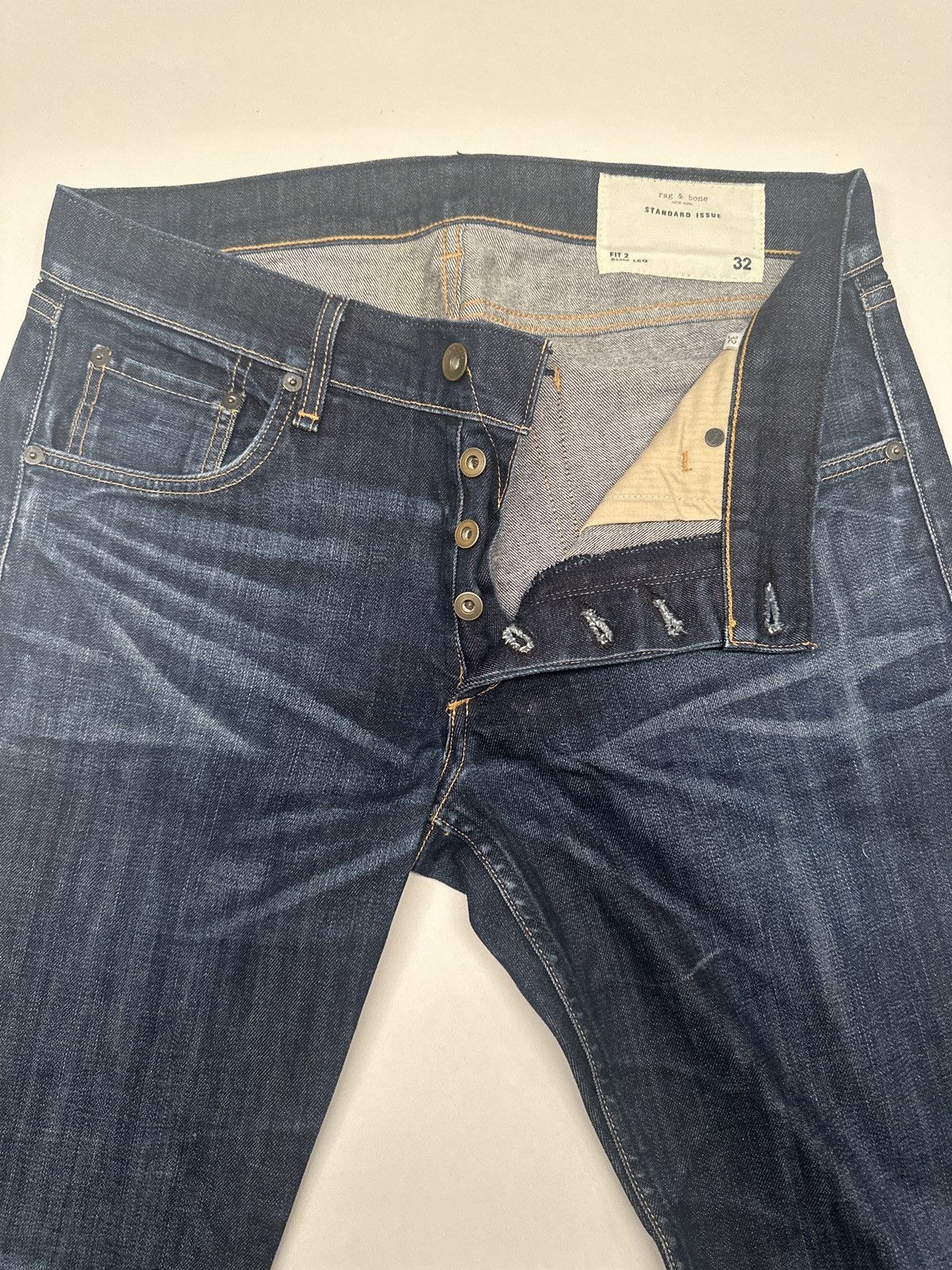 Rag & Bone Rag & Bone - Fit 2 Slim Leg Size US 32 / EU 48 - 1 Thumbnail
