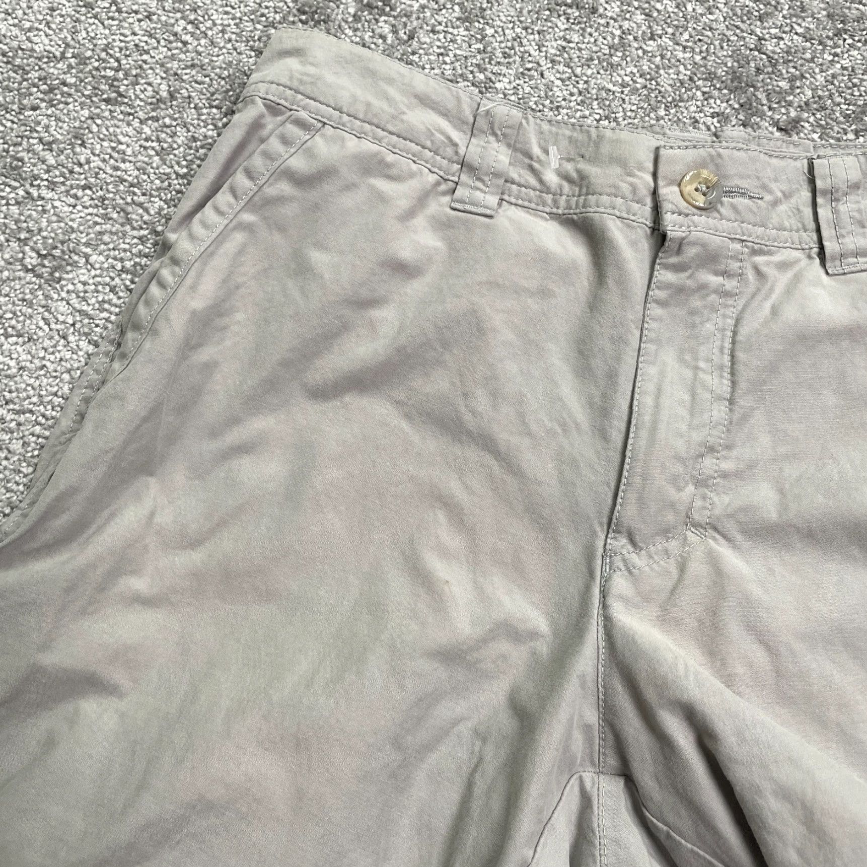 Vintage Columbia Chino Shorts 30W Tan Brown Cotton Nylon Casual Outdoor Mens Size US 30 / EU 46 - 3 Thumbnail