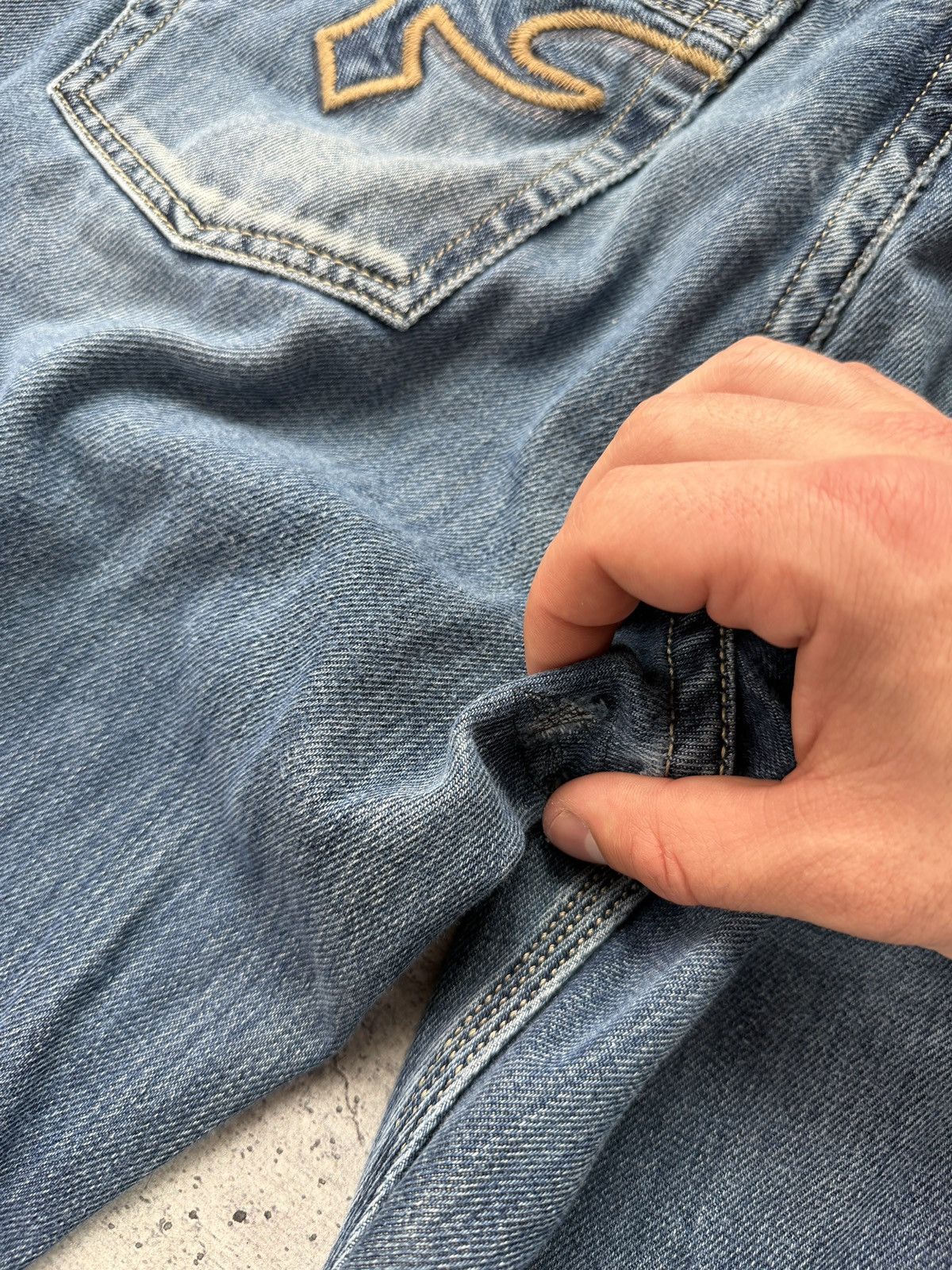Diesel 🥵RARE🥵 Diesel Rayan faded denim regular fit jeans Size US 34 / EU 50 - 5 Thumbnail