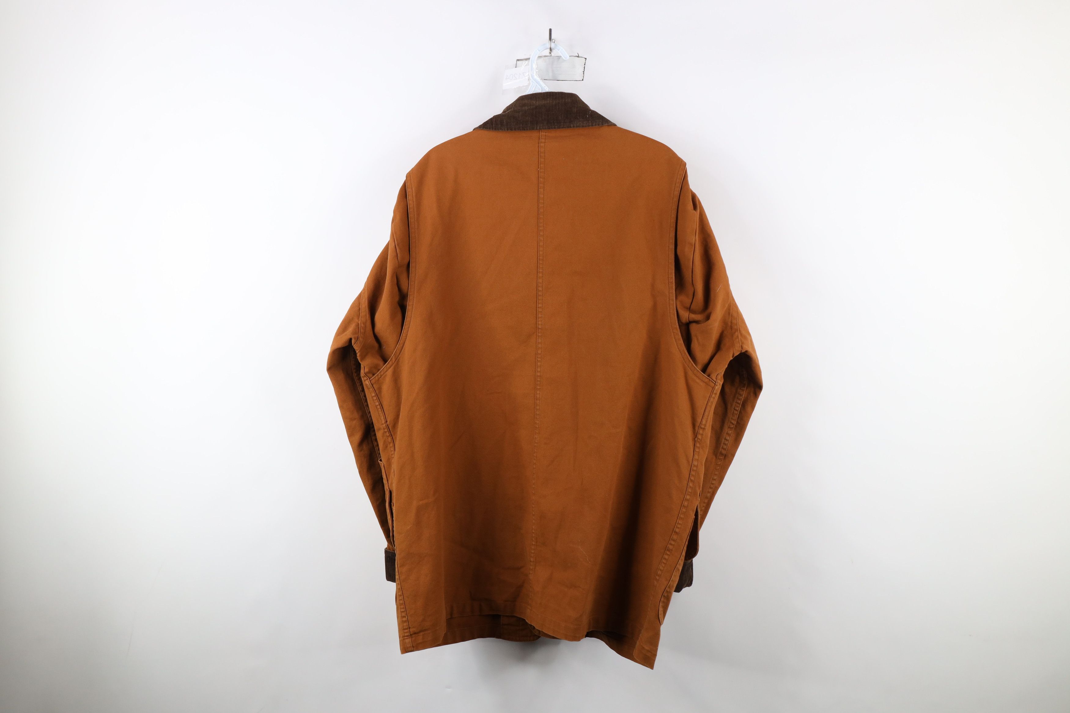 Vintage Vintage 90s Streetwear Corduroy Canvas Chore Barn Jacket Size US XXL / EU 58 / 5 - 11 Thumbnail
