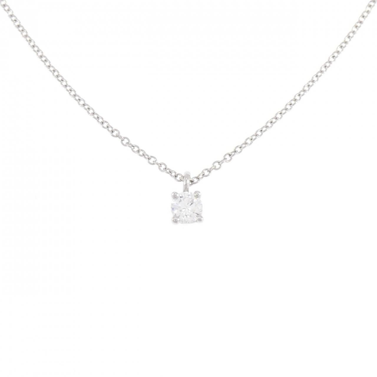 Tiffany & Co. Tiffany & Co. Tiffany Solitaire Platinum Diamond Necklace Precious Metal Necklace DUTY FREE for USA Size ONE SIZE - 1 Thumbnail