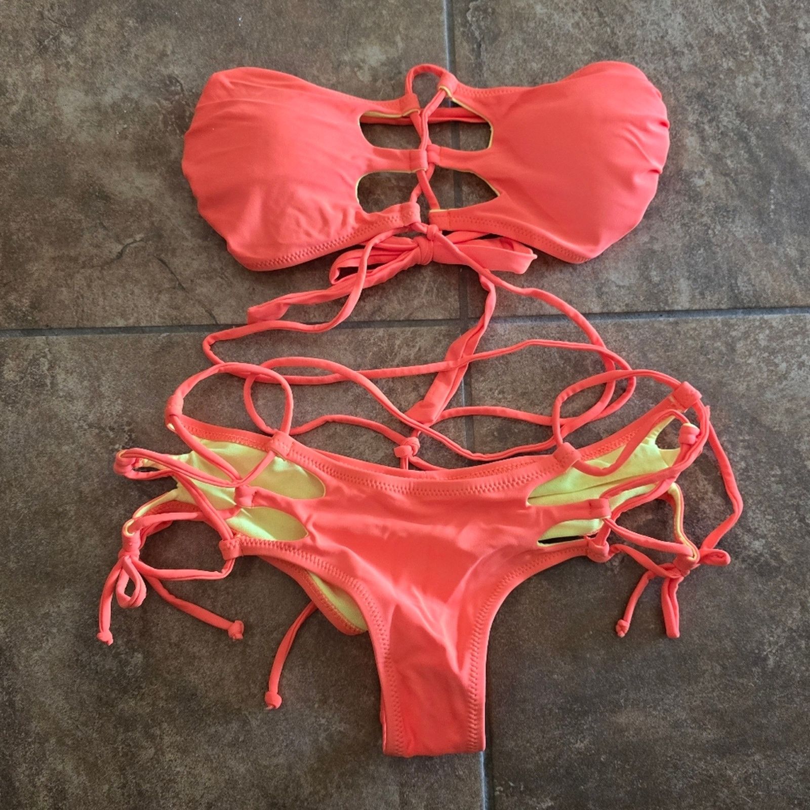 Other Orange Dawn | FYS | Santa Cruz Bikini Set Size ONE SIZE - 3 Thumbnail