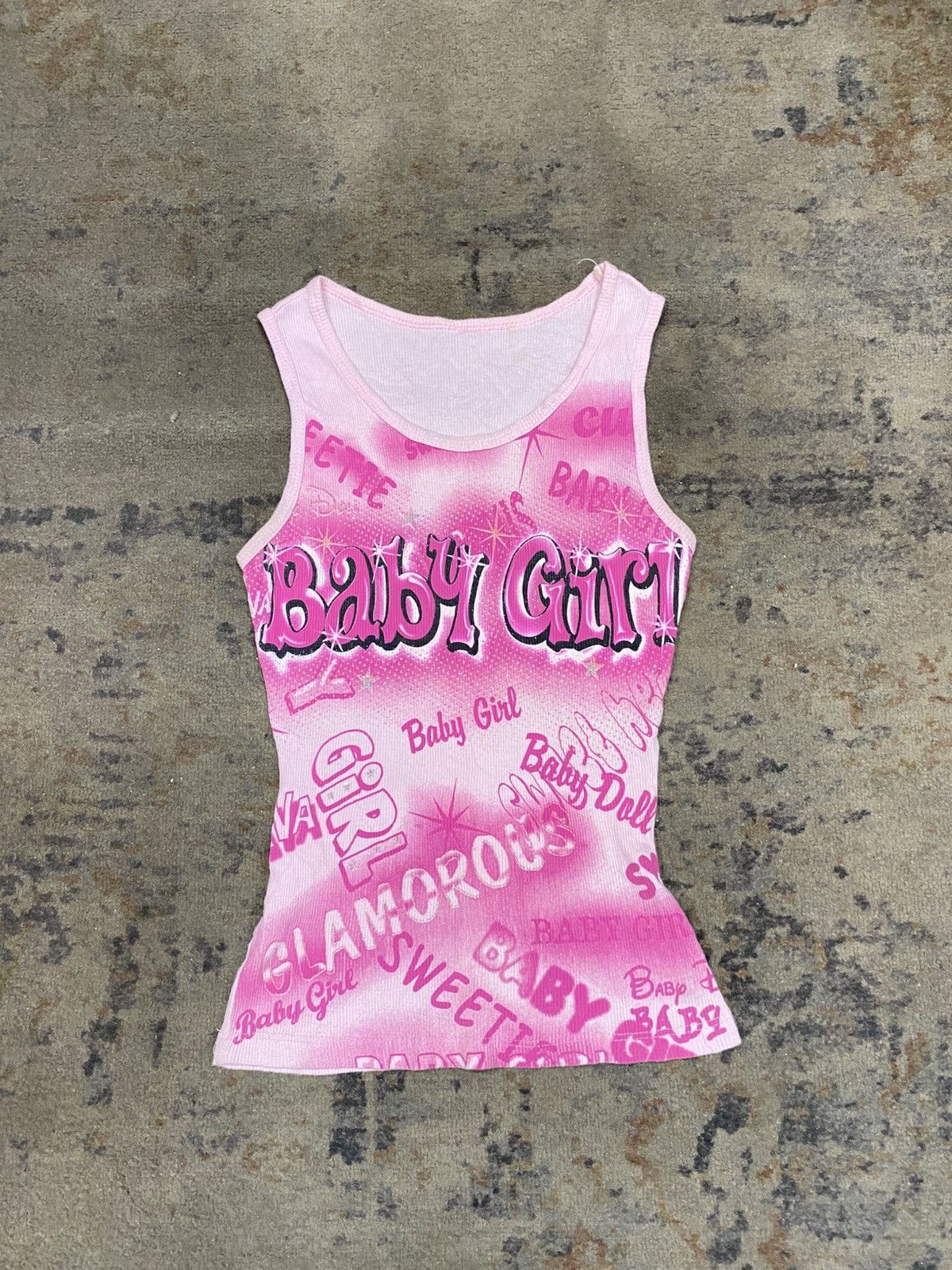 Angel Blue × Japanese Brand 2000s baby girl glamorous glitter tanktop Size US S / EU 44-46 / 1 - 1 Thumbnail
