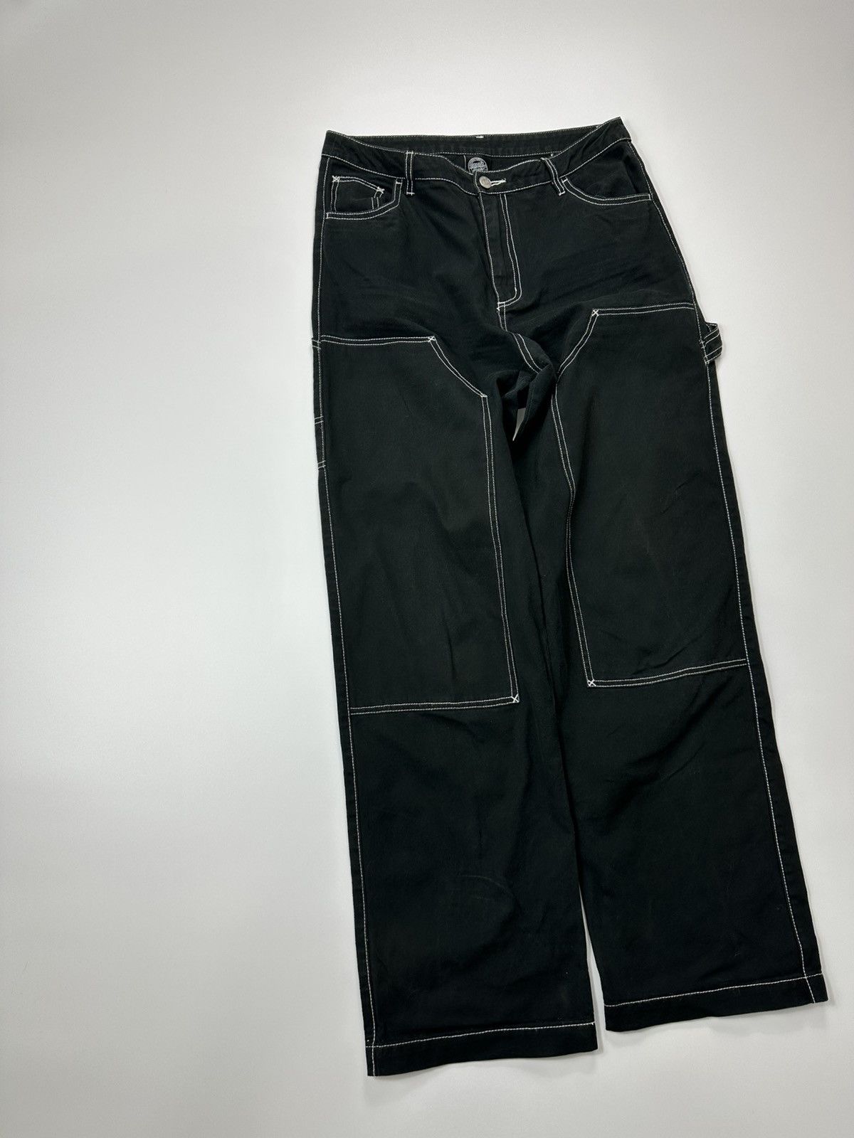 Santa Cruz Skateboards Santa Cruz Double Knee Baggy Pants Black Size US 34 / EU 50 - 3 Thumbnail