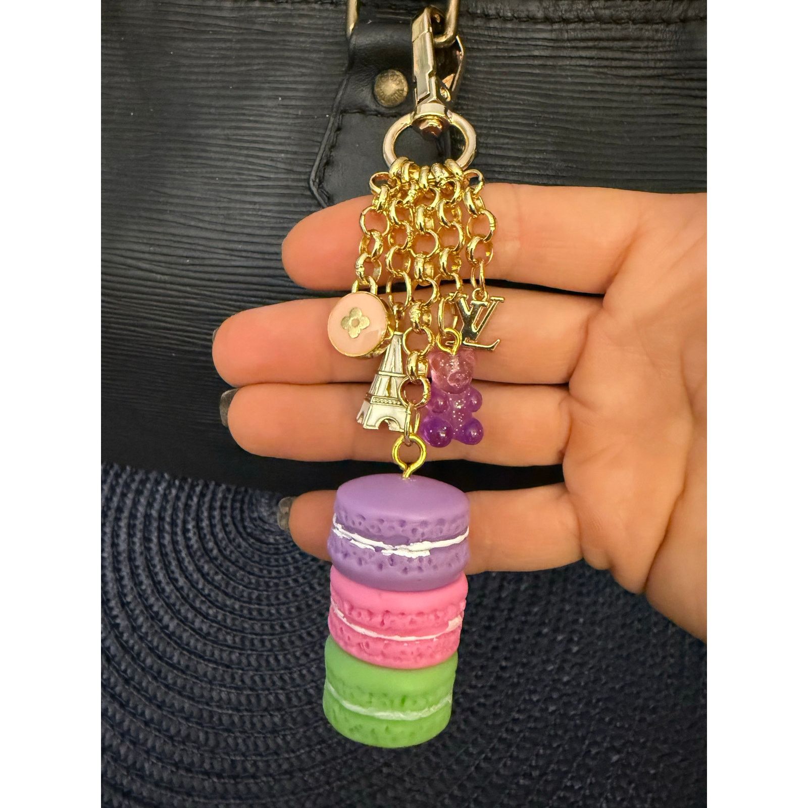 Handmade Gorgeous Handmade Designer Bag Purse Charm Keychain Size ONE SIZE - 3 Thumbnail