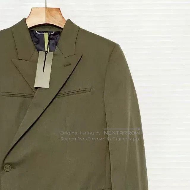 Dior Dior x Travis Scott Olive Green Lapel Suit. Size US S / EU 44-46 / 1 - 3 Thumbnail