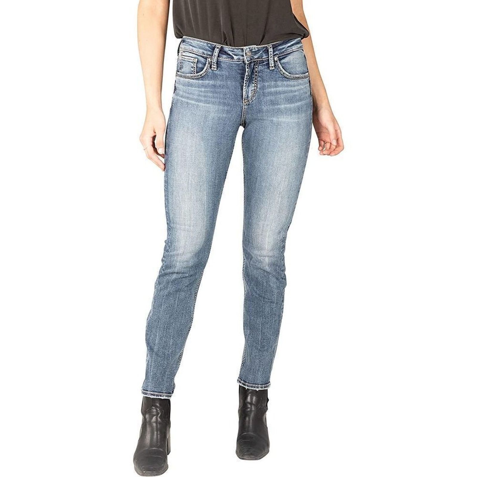 Other NWT Silver Jeans, Avery Curvy Fit Size 26" / US 2 / IT 38 - 1 Thumbnail