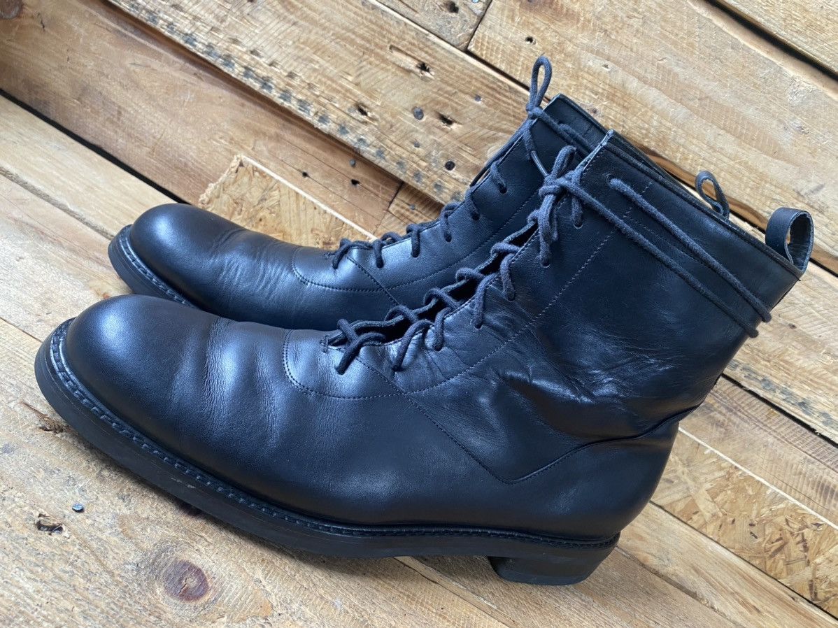 Giuliano Fujiwara × If Six Was Nine Giuano fujiwara x avant black leather combat boots uk 10 Size US 11 / EU 44 - 5 Thumbnail