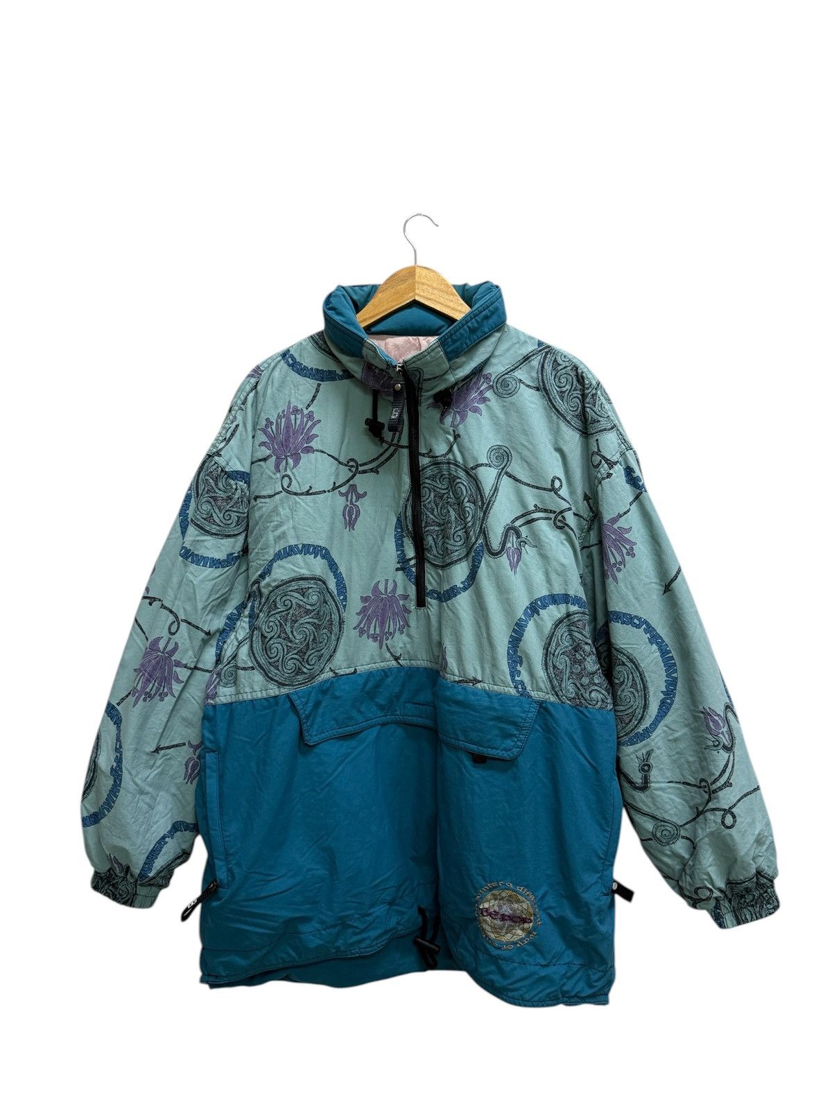 Vintage Vintage 90s Be Pop Halfzipper Anorak Ski Jacket Hoodie Size US XXL / EU 58 / 5 - 1 Thumbnail