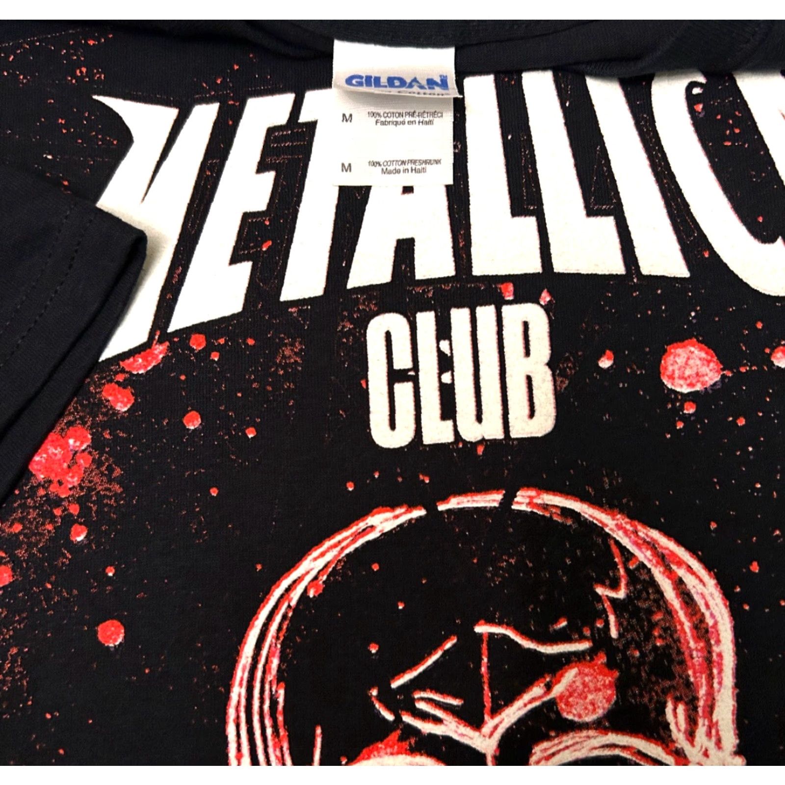 Vintage VINTAGE Metallica Rock Band Tee Club 2010 Shirt Mens M Black 90s Music Rock VTG T-Shirt Size US M / EU 48-50 / 2 - 3 Thumbnail