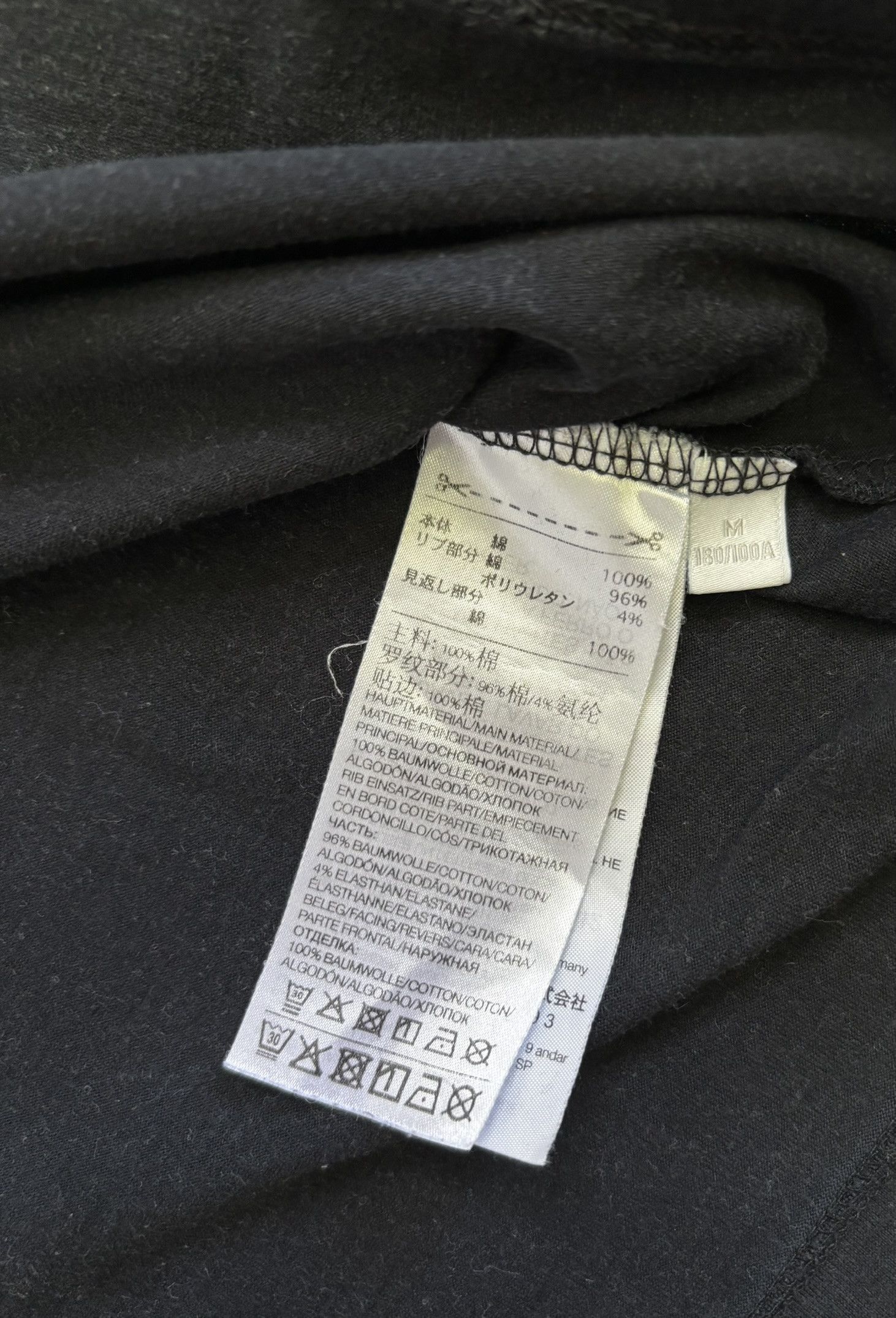 Adidas × Y-3 × Yohji Yamamoto Y-3 Adidas T-Shirt black clasic logo medium Size US M / EU 48-50 / 2 - 13 Thumbnail