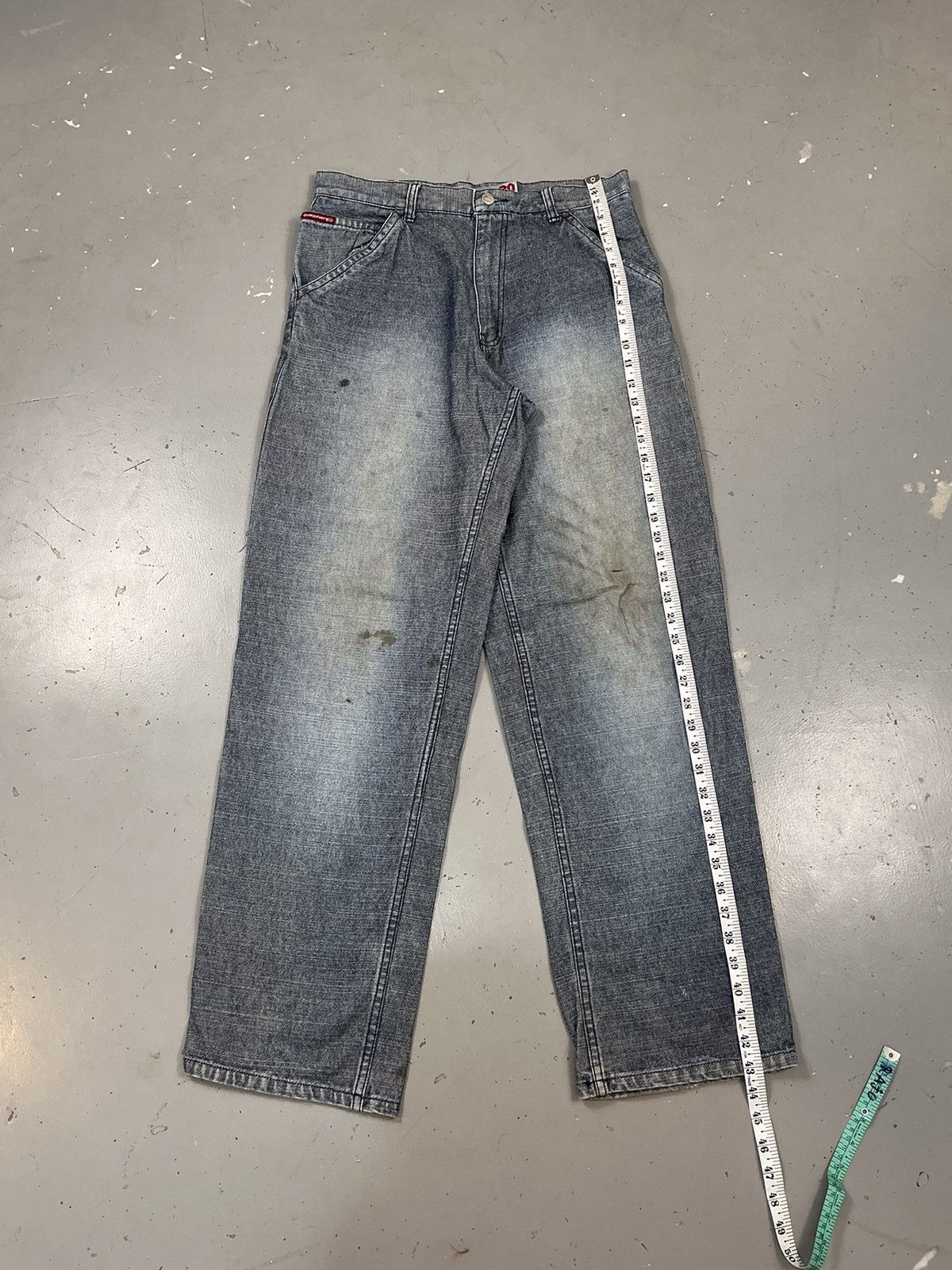 Quiksilver × Vintage Vintage quiksilver SpellOut embroidered denim Size US 32 / EU 48 - 4 Thumbnail