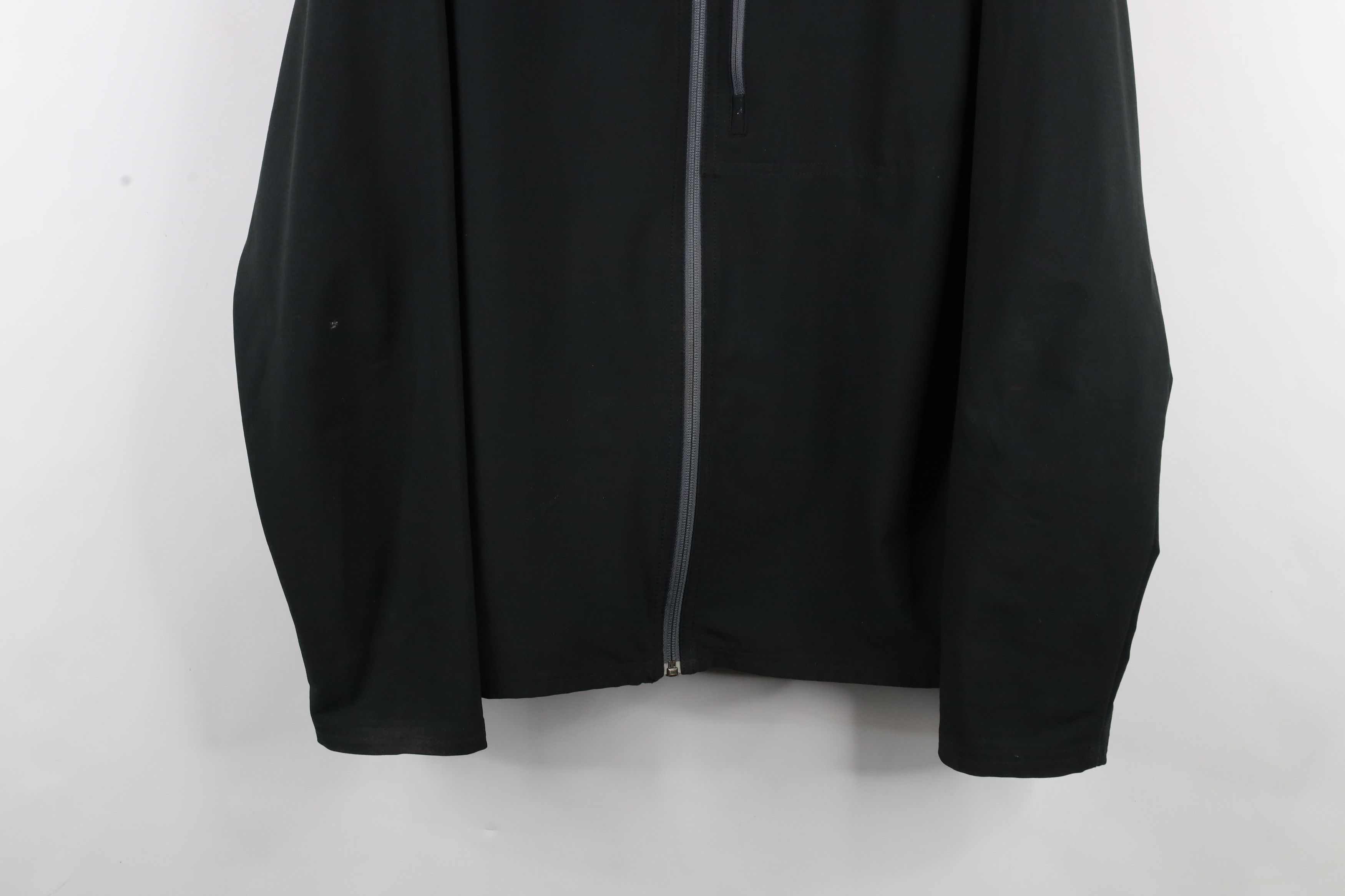 Nike × Vintage Vintage Nike Travis Scott Mini Swoosh Full Zip Jacket Black Size US XL / EU 56 / 4 - 3 Thumbnail