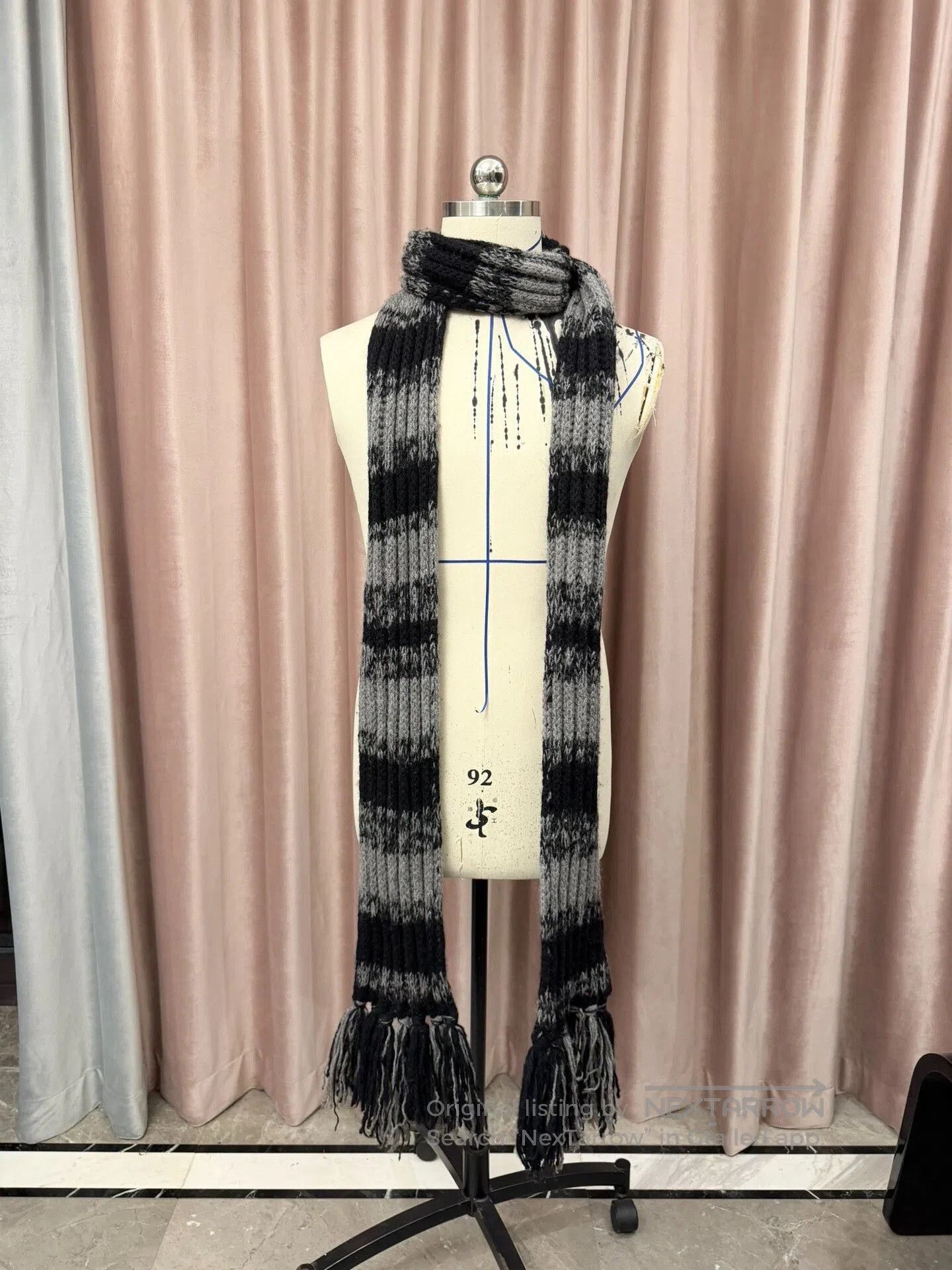 Dior Dior Homme Wool Fringe Scarf. Size ONE SIZE - 5 Thumbnail