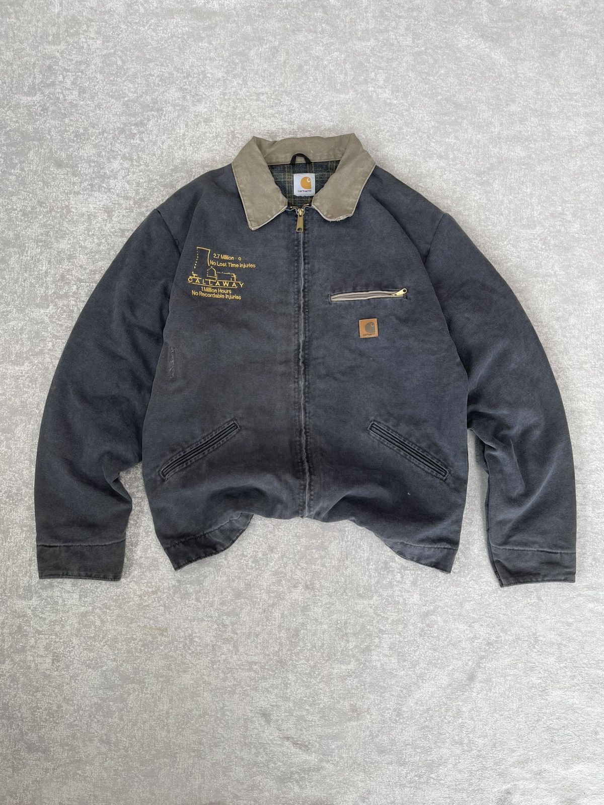 Carhartt Vintage Carhartt Detroid Jacket Gray Size US XL / EU 56 / 4 - 1 Thumbnail