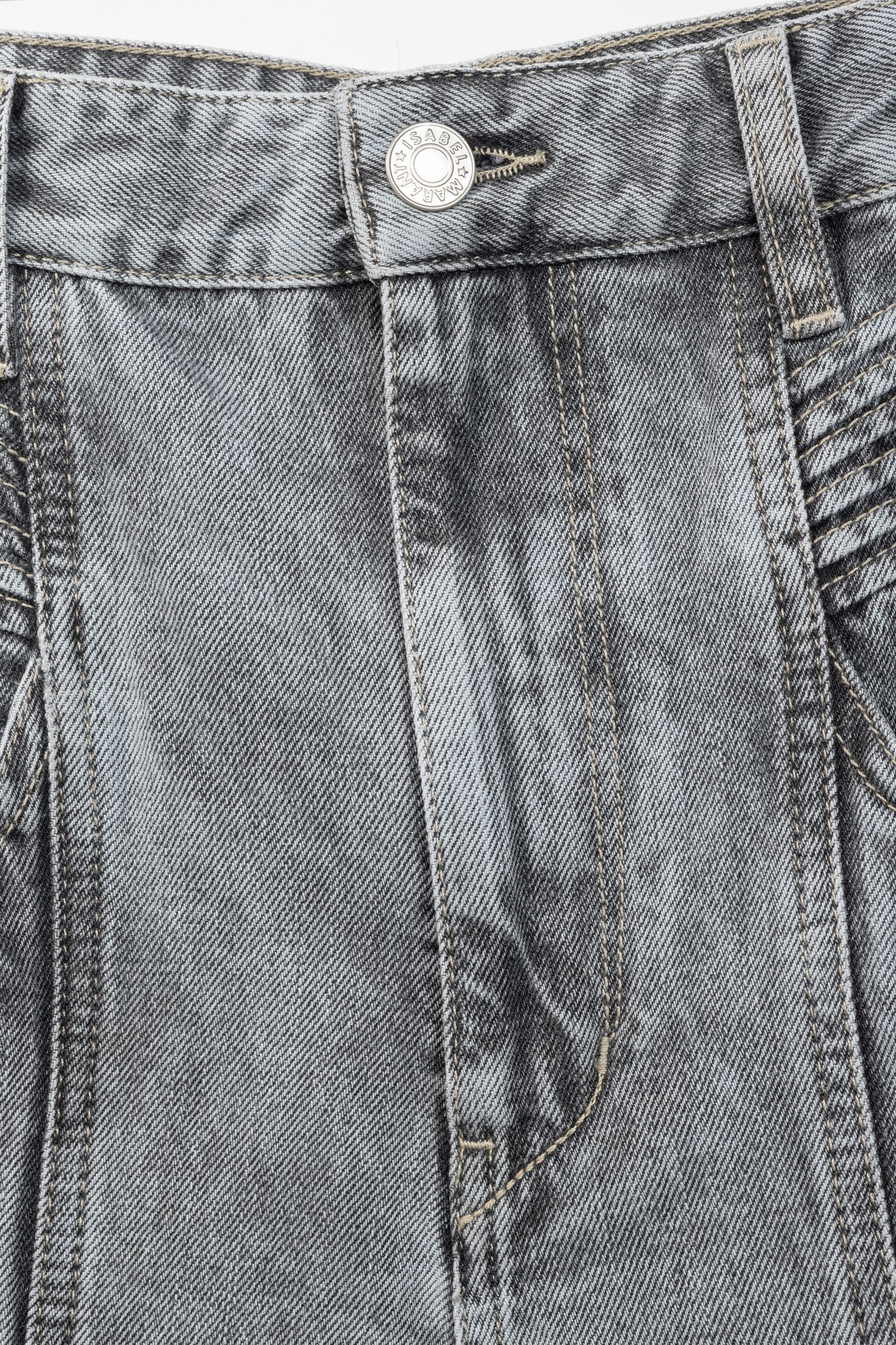 Isabel Marant Etoile Isabel Marant Etoile Henoya Acid-Wash High-Rise Slim Jeans Size 26" / US 2 / IT 38 - 7 Thumbnail