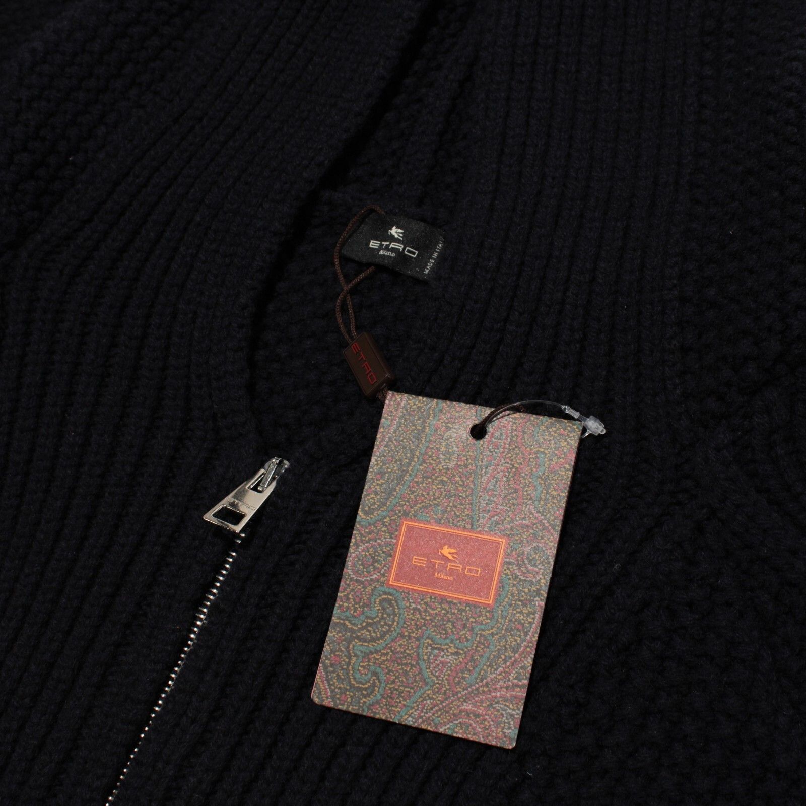 Etro ETRO Sweater Size US L in Blue Size US L / EU 52-54 / 3 - 1 Thumbnail