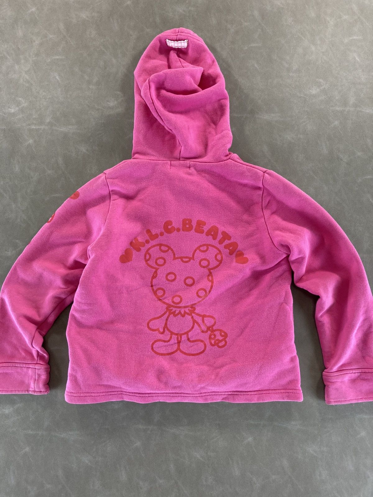 Japanese Brand K.L.C. Beata Pink Hoodie Size XXS / US 00 / IT 34 - 2 Thumbnail