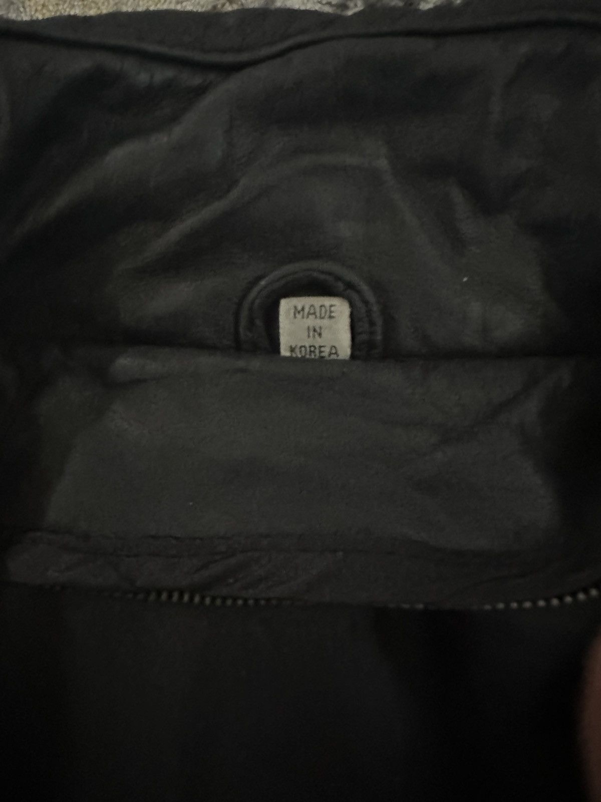 Vintage Korean leather jacket