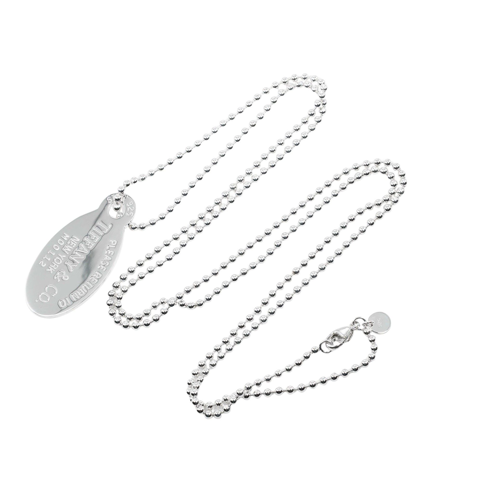 Tiffany & Co. Tiffany & Co Return to Oval necklace Size ONE SIZE - 1 Thumbnail
