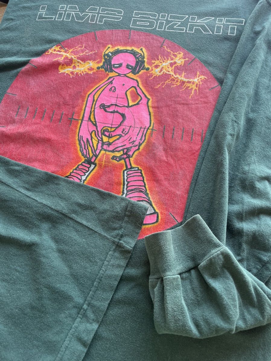 Band Tees × Vintage Vintage LIMP BIZKIT 90’s long sleeve ( EU )T-shirt Size US XL / EU 56 / 4 - 9 Thumbnail