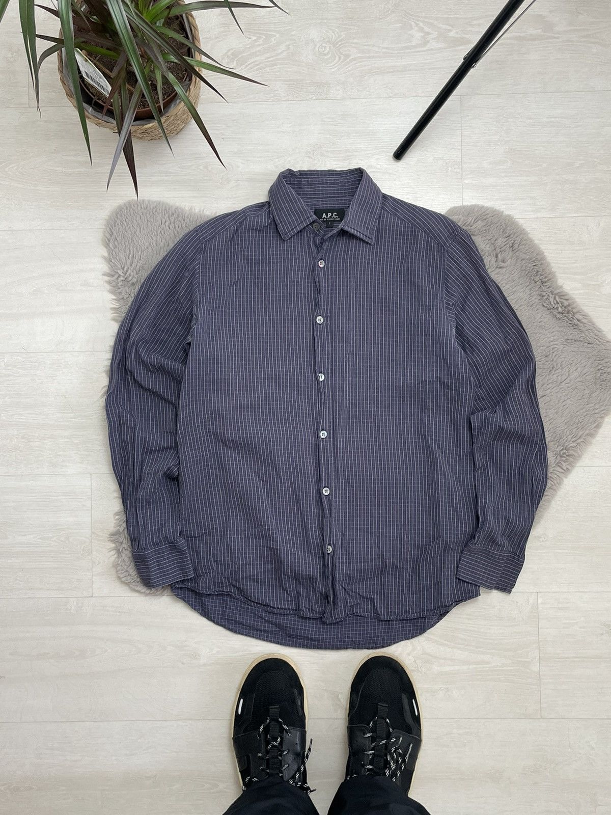 Vintage Shirt Japanese Style Luxury Brand