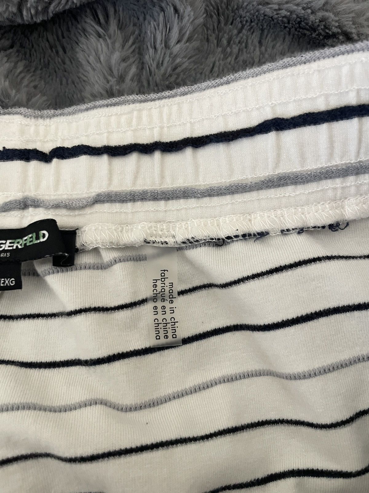 Karl Lagerfeld Striped drawstring Shorts Size US 38 / EU 54 - 7 Thumbnail