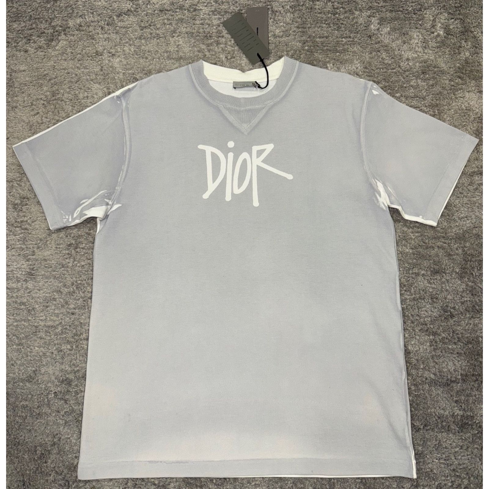 Dior Dior Shawn Stussy Sleeve Classic Tee Shirt T-Shirt Large Size US L / EU 52-54 / 3 - 4 Thumbnail