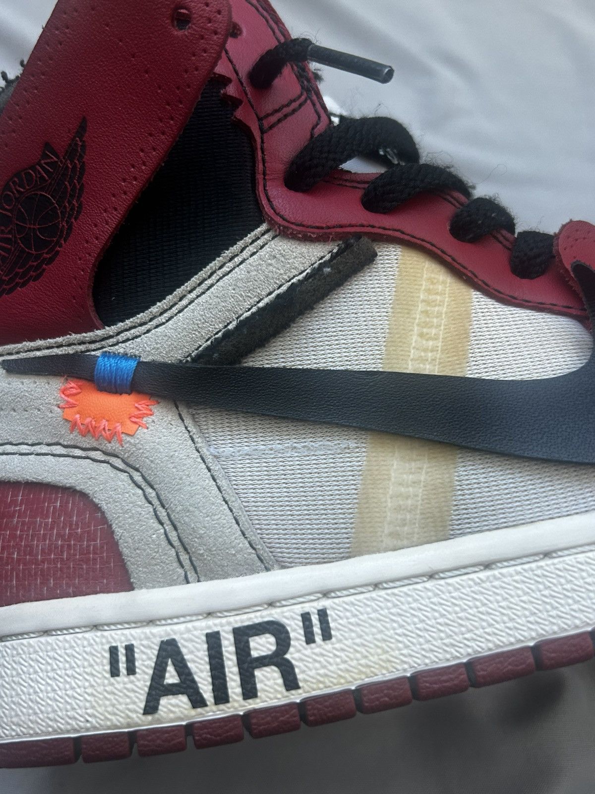 Nike × Off-White Off White Jordan 1 Chicago Size US 7.5 / EU 40-41 - 10 Thumbnail