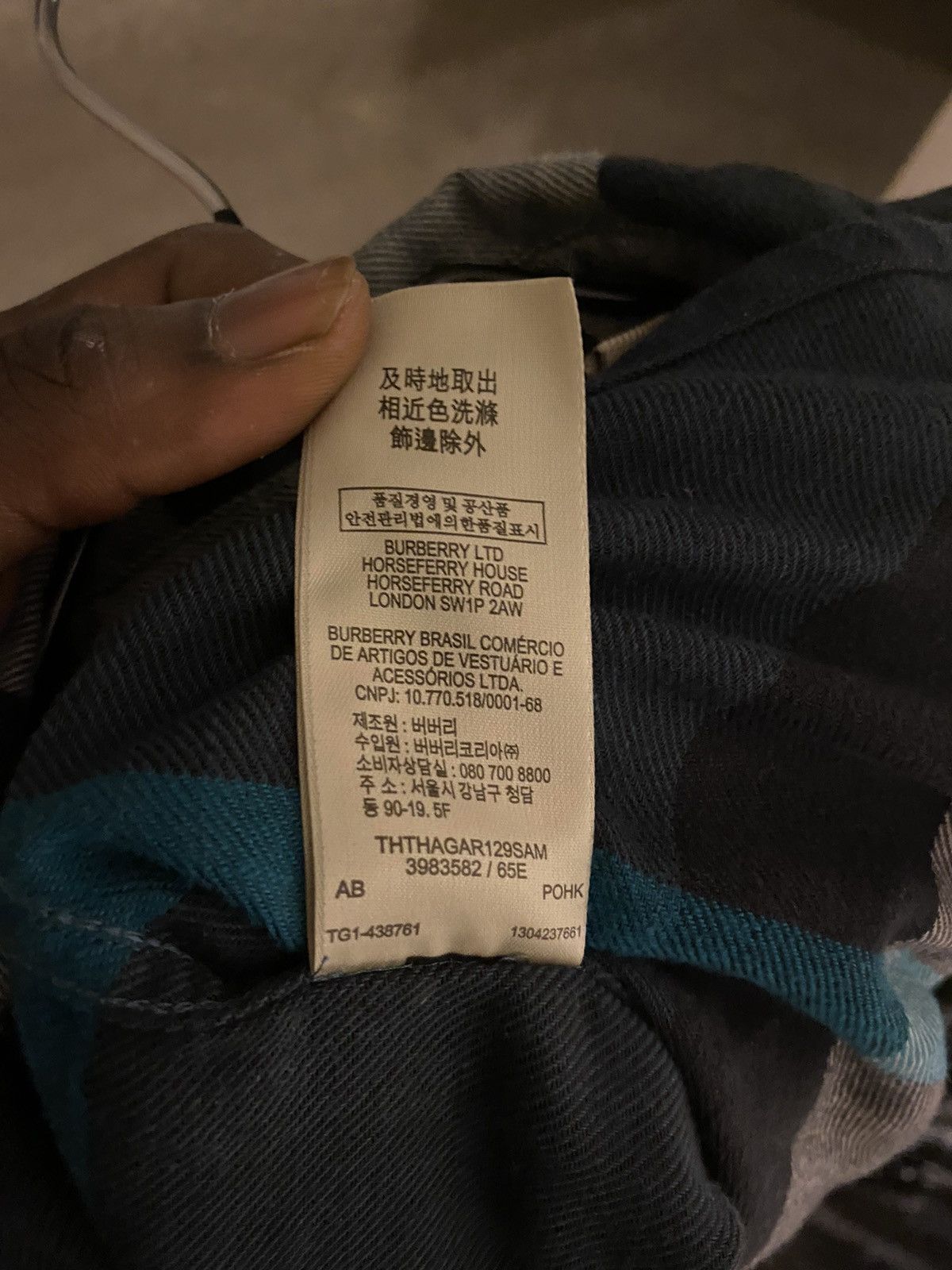 Burberry Burberry Brit Shirt Size US L / EU 52-54 / 3 - 13 Thumbnail