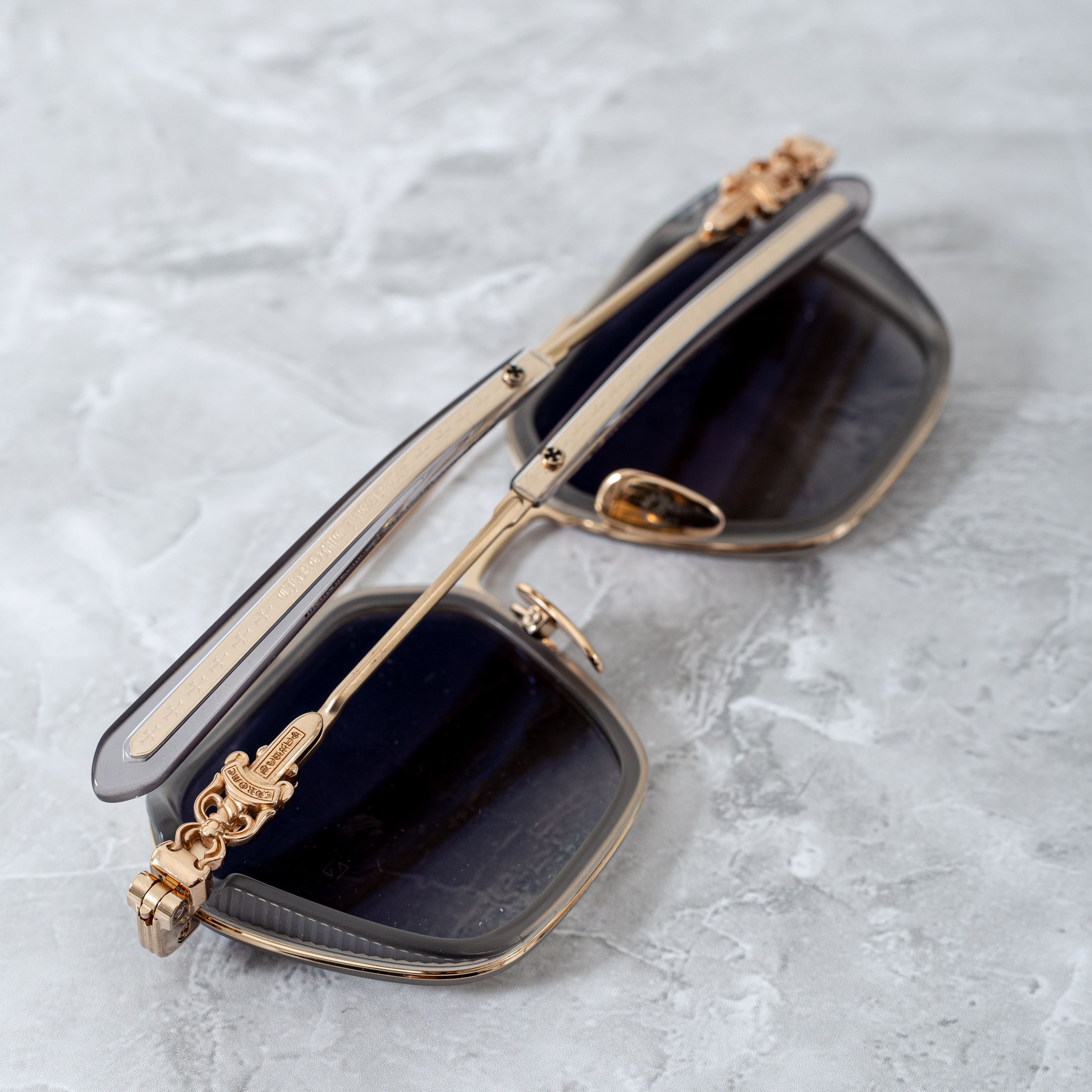Chrome Hearts CHROME HEARTS HOTATION MATTE GRAPHITE/GOLD PLATED Size ONE SIZE - 2 Thumbnail