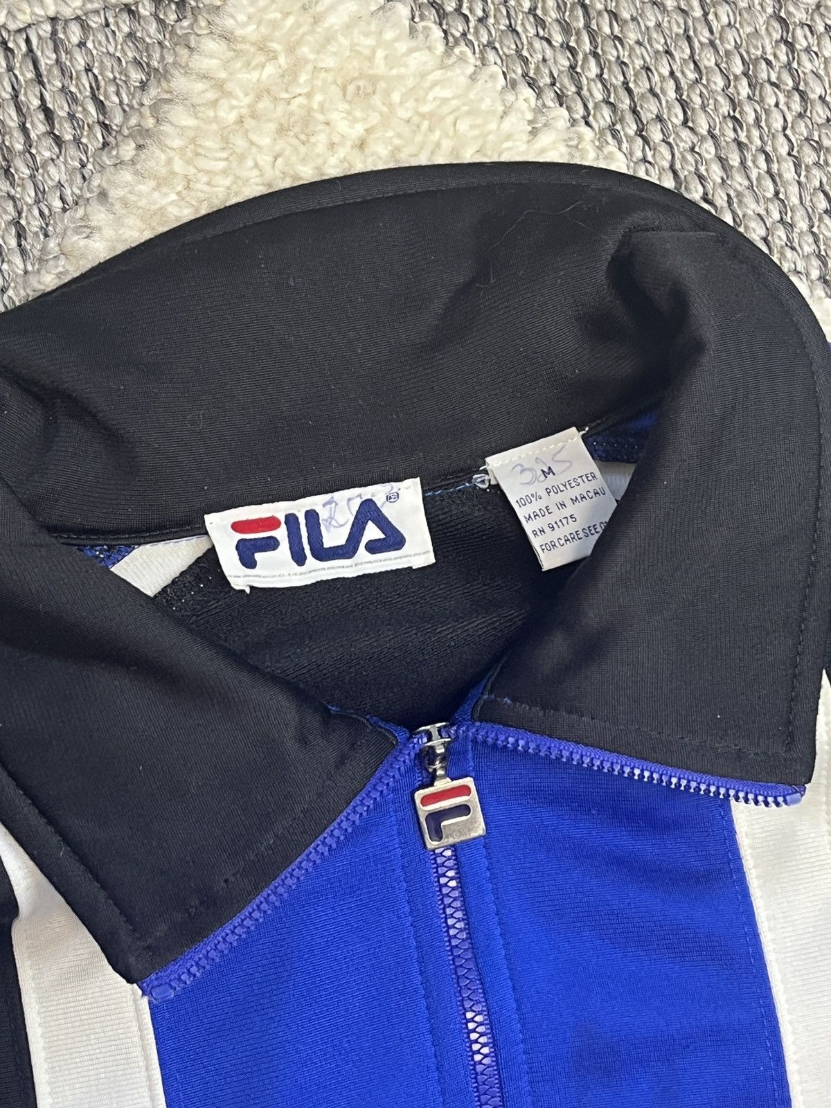 Fila × Vintage FILA VINTAGE RARE BIG LOGO ZIP SWEATSHIRT Size US L / EU 52-54 / 3 - 3 Thumbnail
