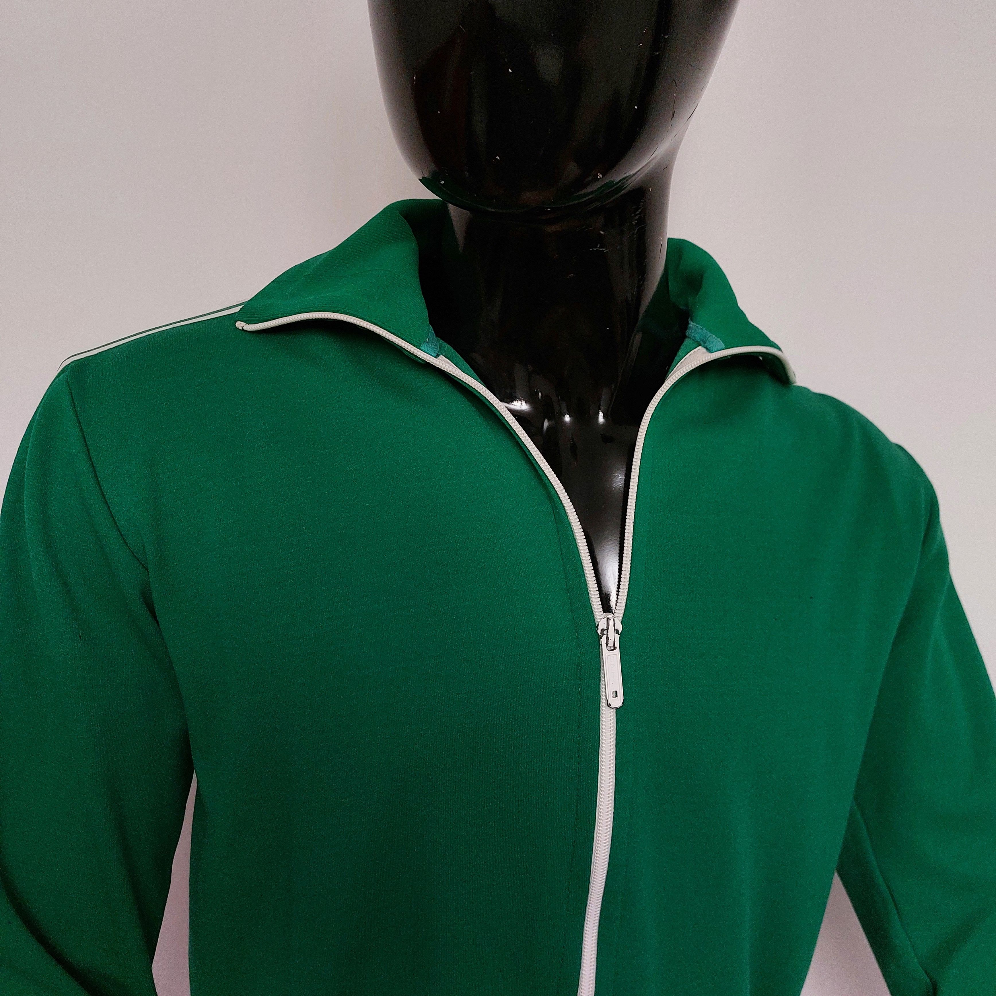 Vintage 1970s Vintage Grasshoppers Track Jacket Made in West Germany Size US L / EU 52-54 / 3 - 3 Thumbnail