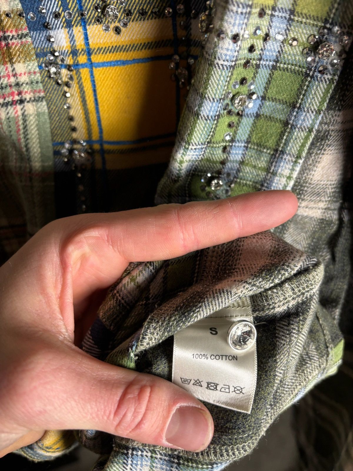 Vale Vale Forever Earth Day Flannel 'Green/Patchwork' Size US S / EU 44-46 / 1 - 5 Thumbnail