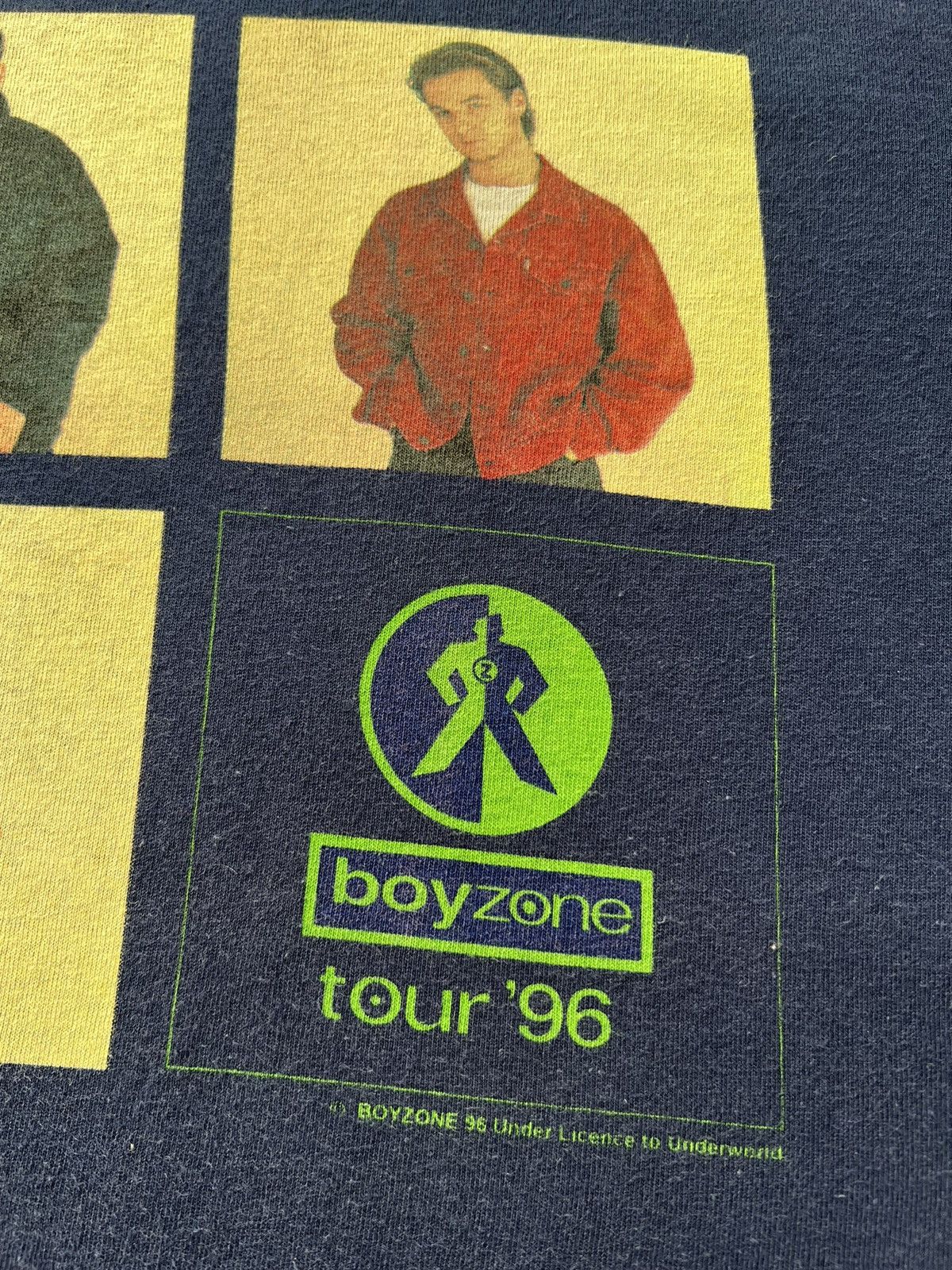 Band Tees Vintage 1996 Boyzone Tour 96 Pop Band Navy T-shirt Size US L / EU 52-54 / 3 - 7 Thumbnail