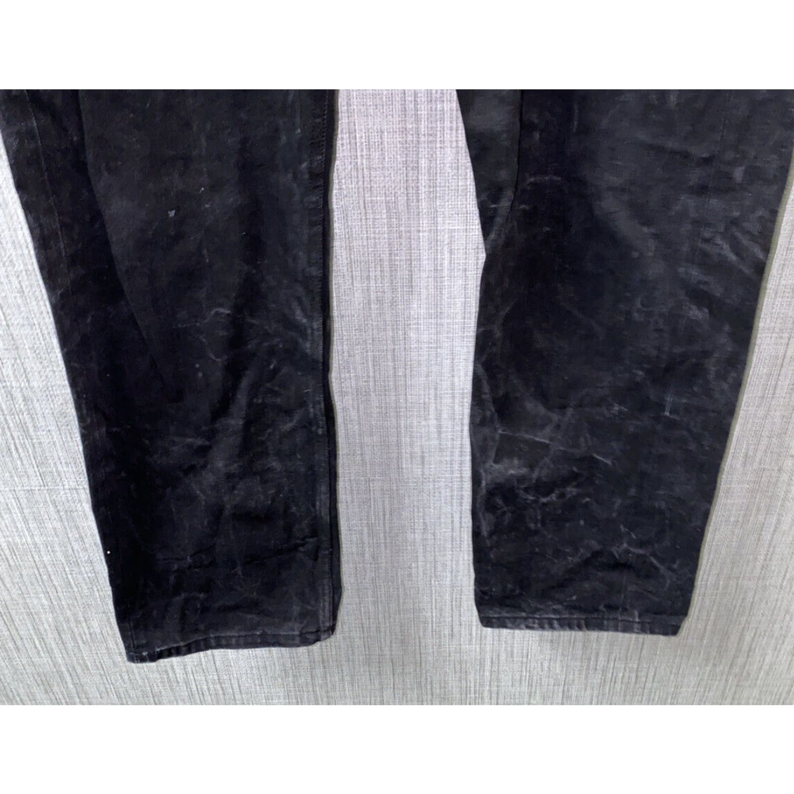 Denime Goodale Mens Black Denim Jeans Regular Fit Size 38x30 Zip Fly Size US 38 / EU 54 - 3 Thumbnail