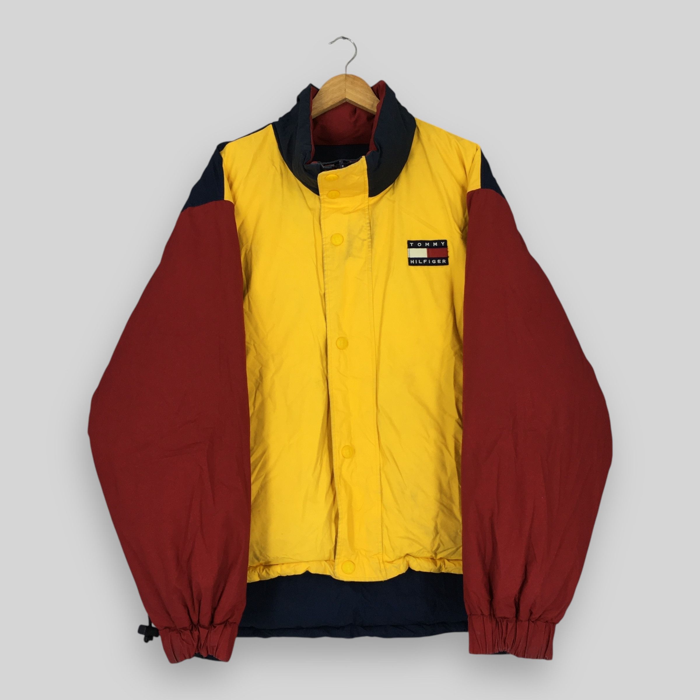 Tommy Hilfiger × Vintage Vintage Tommy Hilfiger Down Gear Reversible Jacket XLarge Size US XL / EU 56 / 4 - 1 Thumbnail