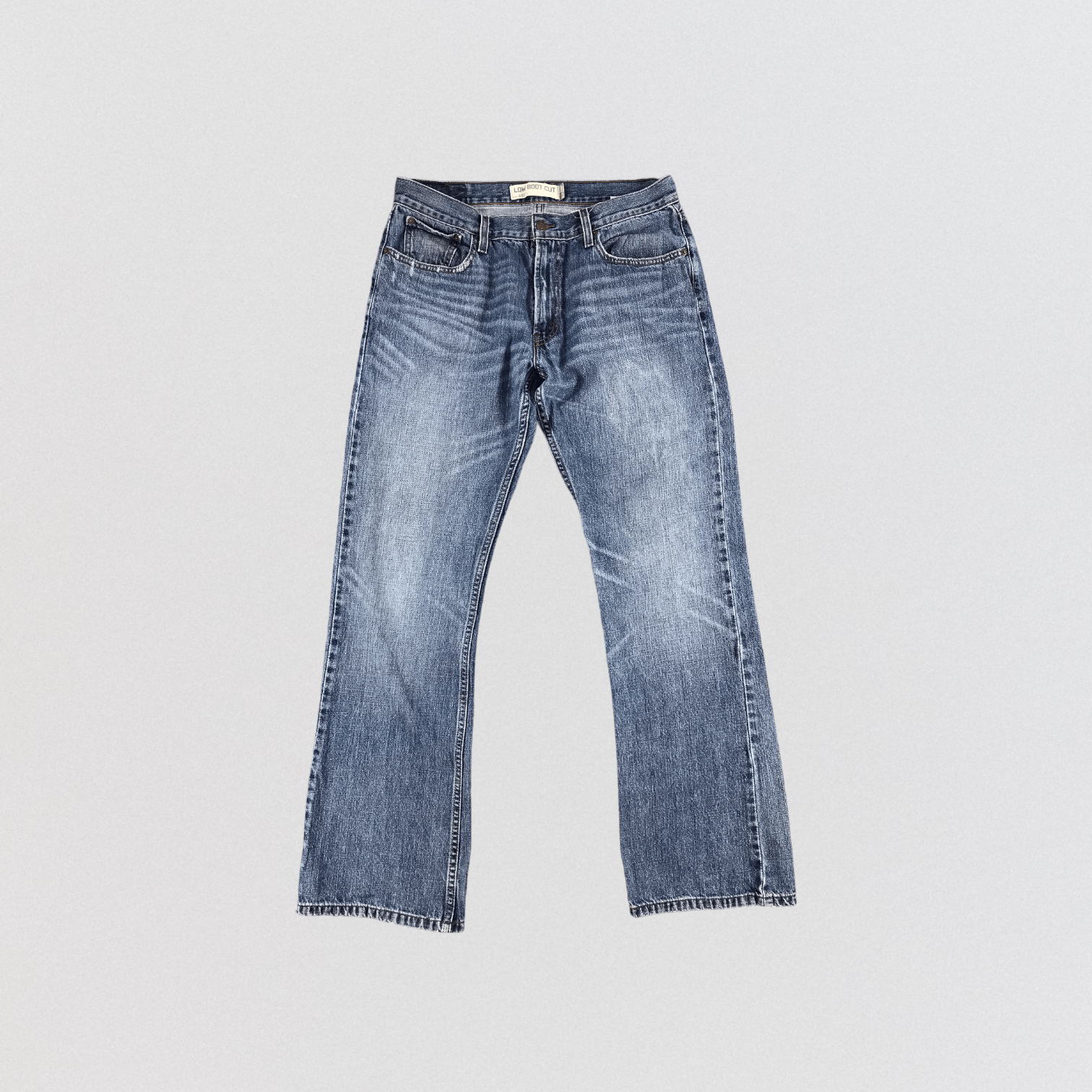 Levi's × Vintage Vintage Blue Wash Levis 527 Flare Jeans-JM1729 Size US 35 - 1 Thumbnail