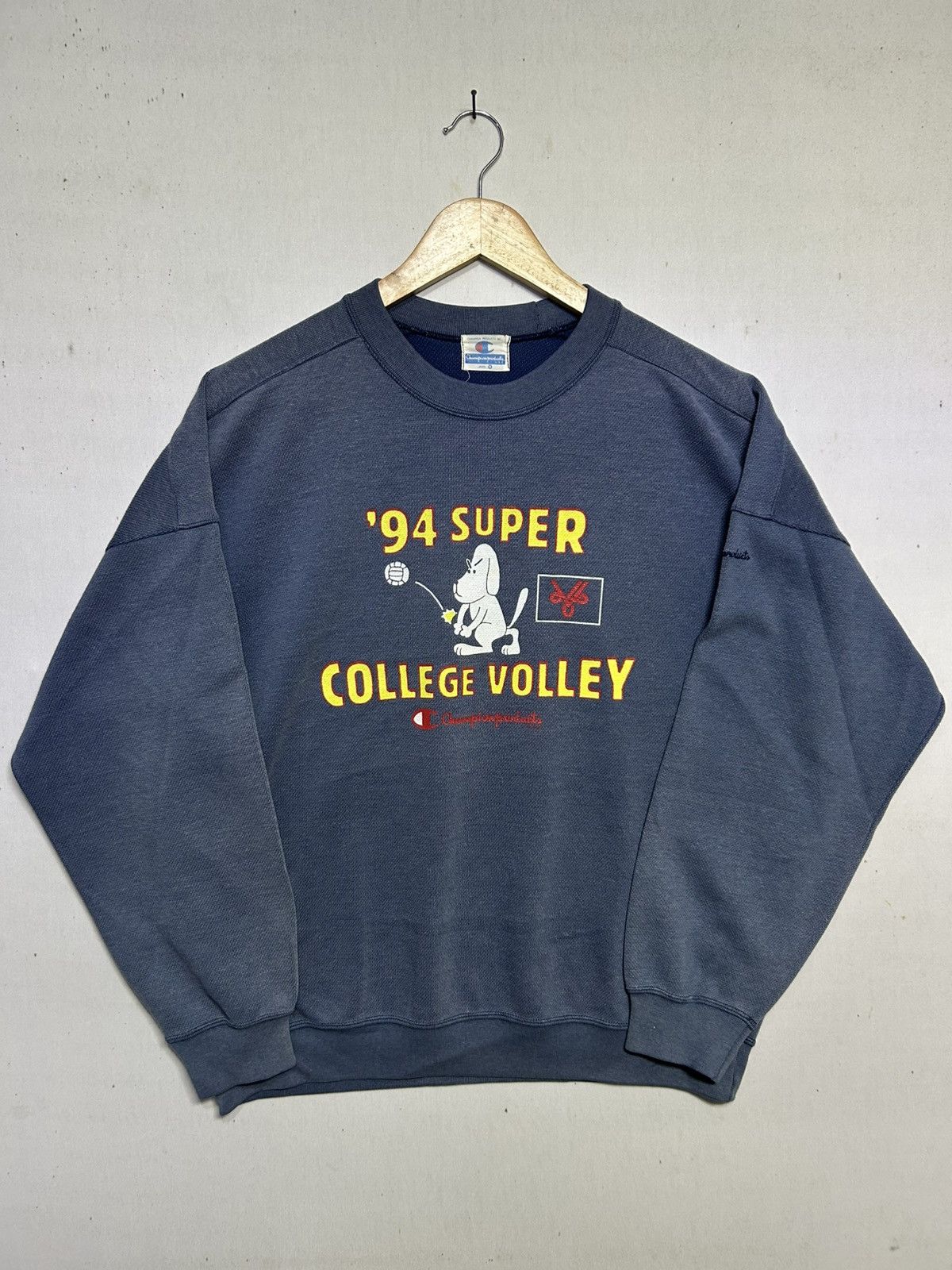 Champion × Vintage Vintage Sunfaded Championproduct USA 94 super college volley Size US XL / EU 56 / 4 - 1 Thumbnail