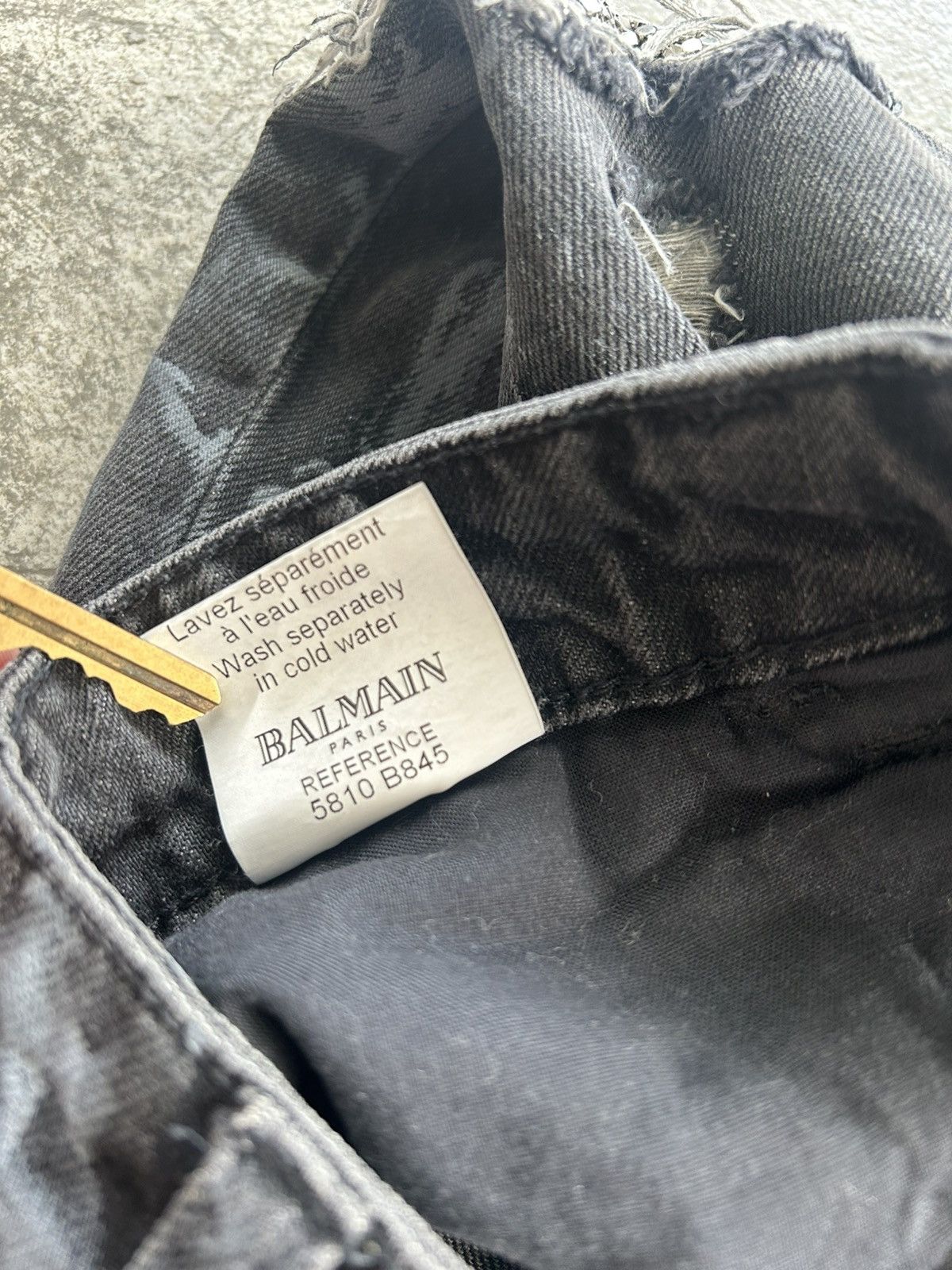 Decarnin Balmain SS10 Chainmail Jeans