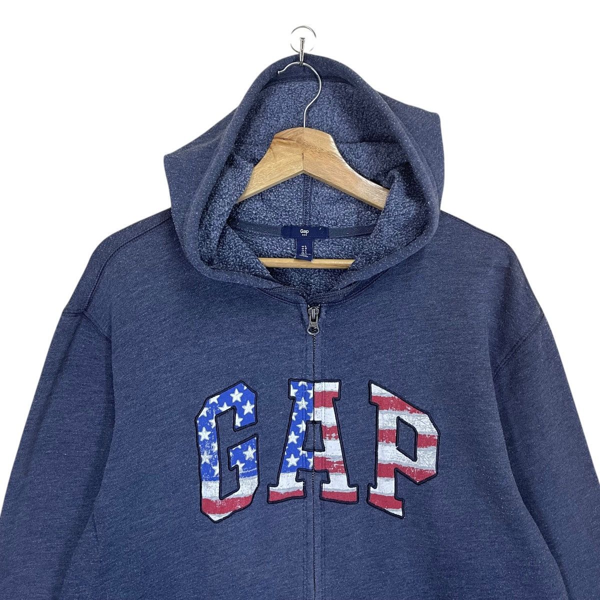 Gap Gap Embroided Big Logo Fullzip Hoodie Size L Size US L / EU 52-54 / 3 - 4 Thumbnail