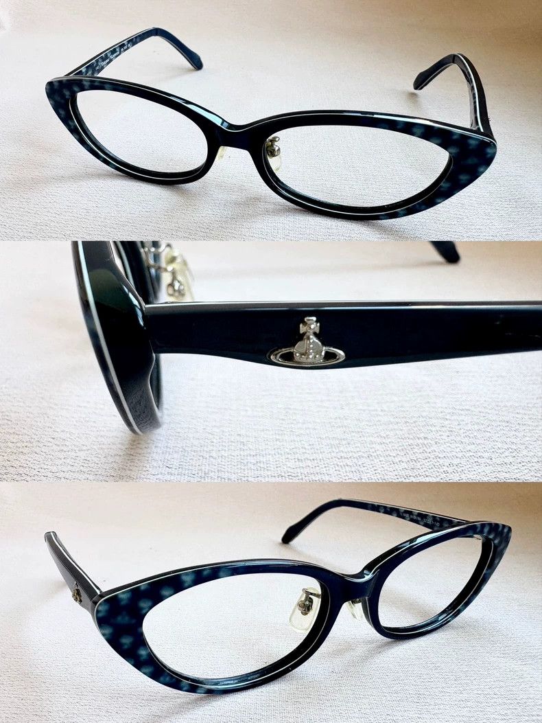 Vivienne Westwood Vivienne Westwood Vintage Nerd Cat-Eye Blue Tortoise Shell Size ONE SIZE - 1 Thumbnail