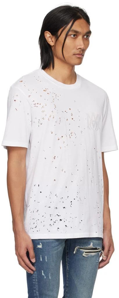 Amiri o1w1db10125 Shotgun T-Shirt in White Size US M / EU 48-50 / 2 - 3 Thumbnail