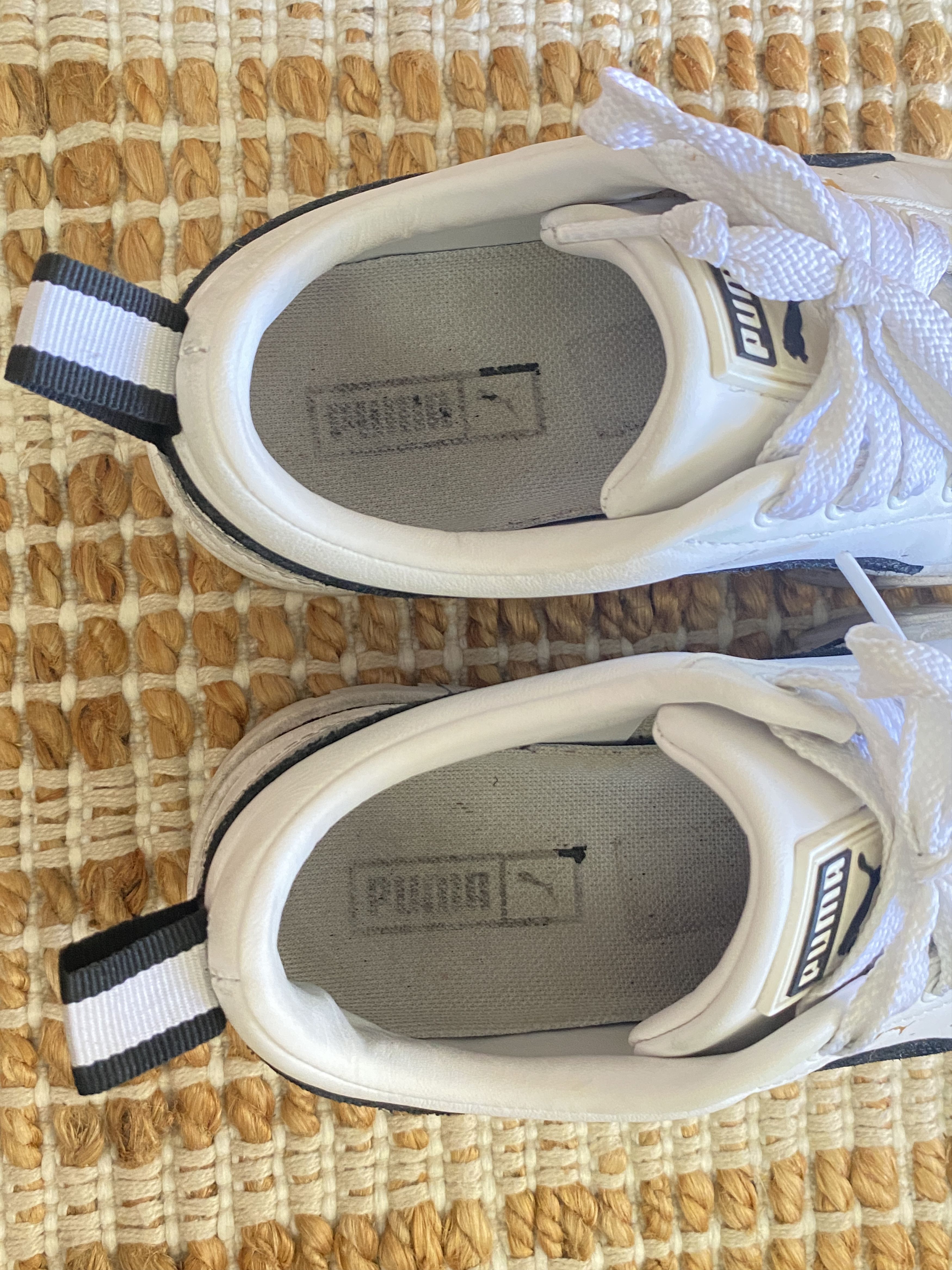 Puma Mayze Women’s Sneakers – White & Black – Size US 6.5